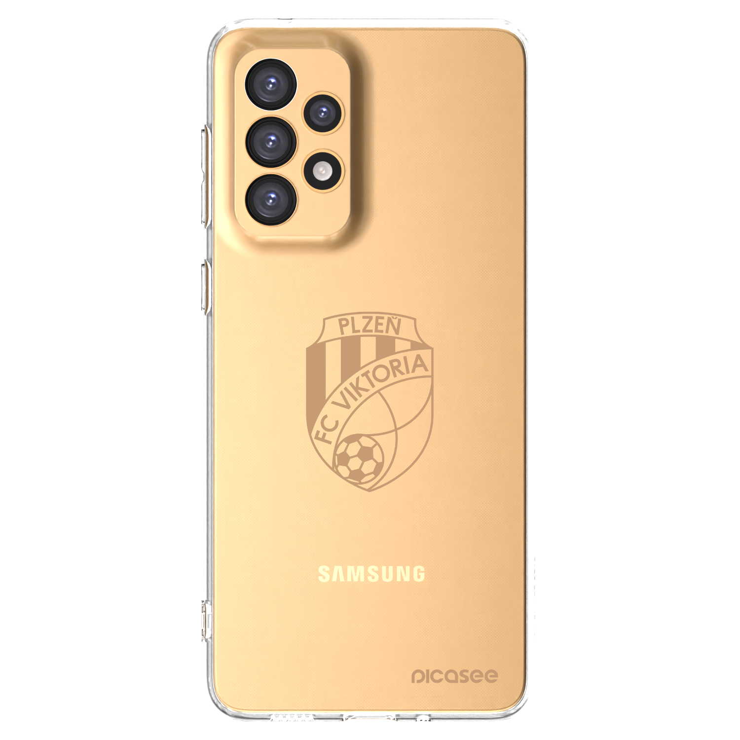 Picasee silikonový průhledný obal pro Samsung Galaxy A33 5G A336 - FC Viktoria Plzeň I