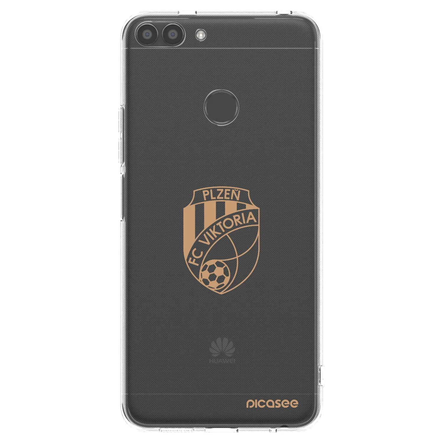 Picasee silikonový průhledný obal pro Huawei P Smart - FC Viktoria Plzeň I