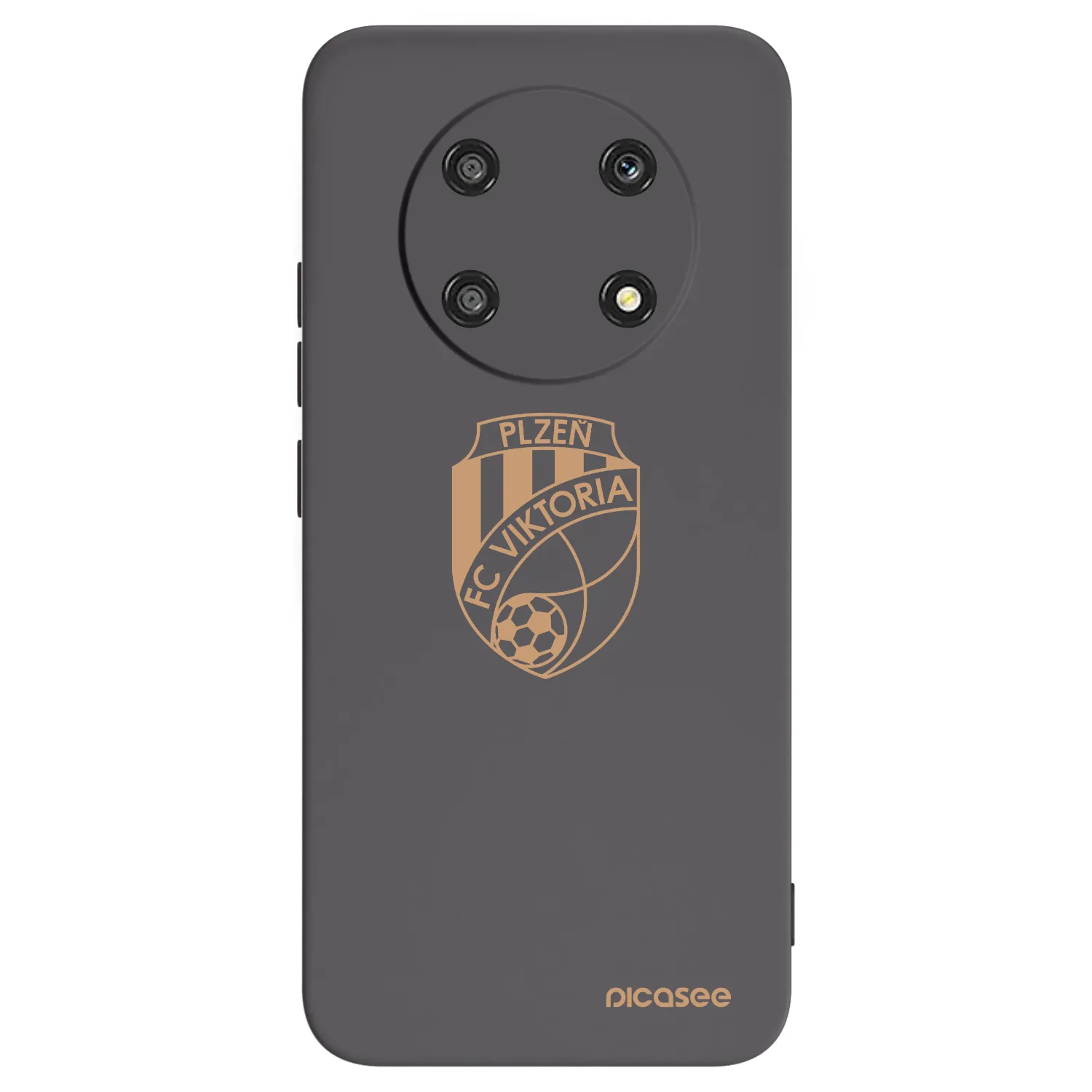 Picasee silikonový černý obal pro Honor Magic4 Lite 5G - FC Viktoria Plzeň I