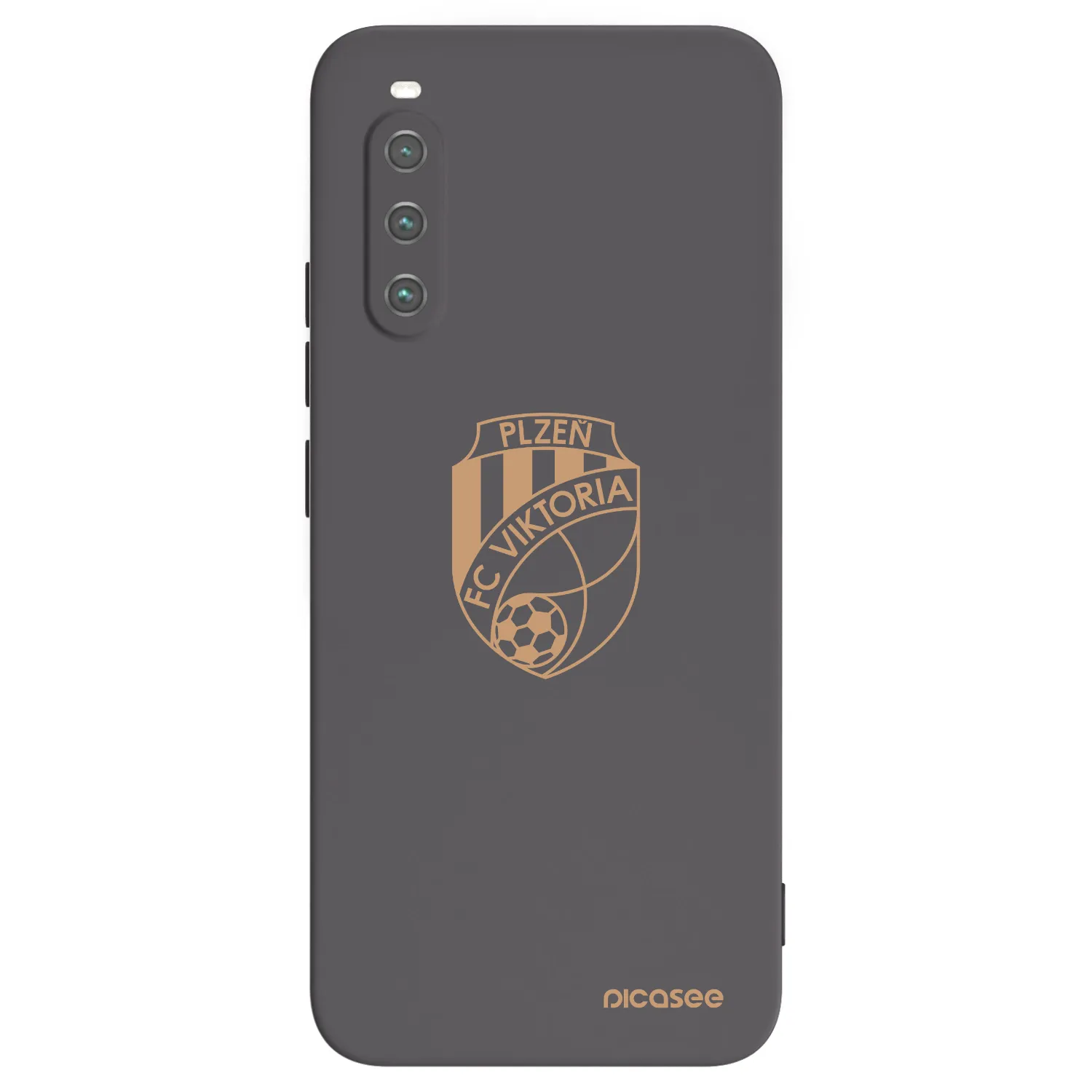 Picasee silikonový černý obal pro Sony Xperia 10 IV 5G - FC Viktoria Plzeň I