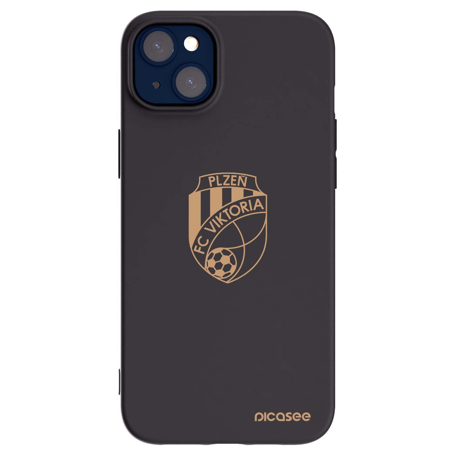 Picasee silikonový černý obal pro Apple iPhone 14 Plus - FC Viktoria Plzeň I