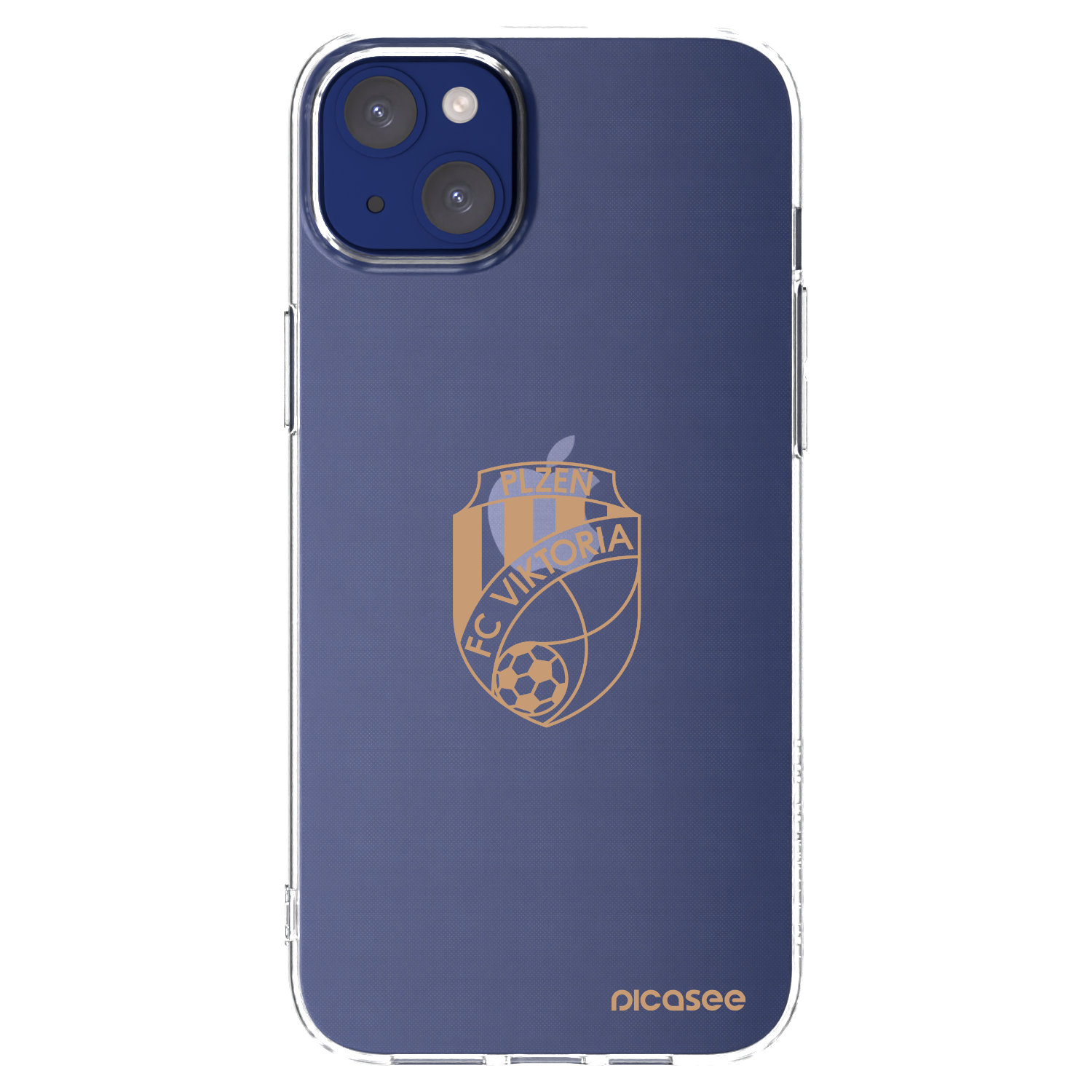 Picasee silikonový průhledný obal pro Apple iPhone 14 Plus - FC Viktoria Plzeň I
