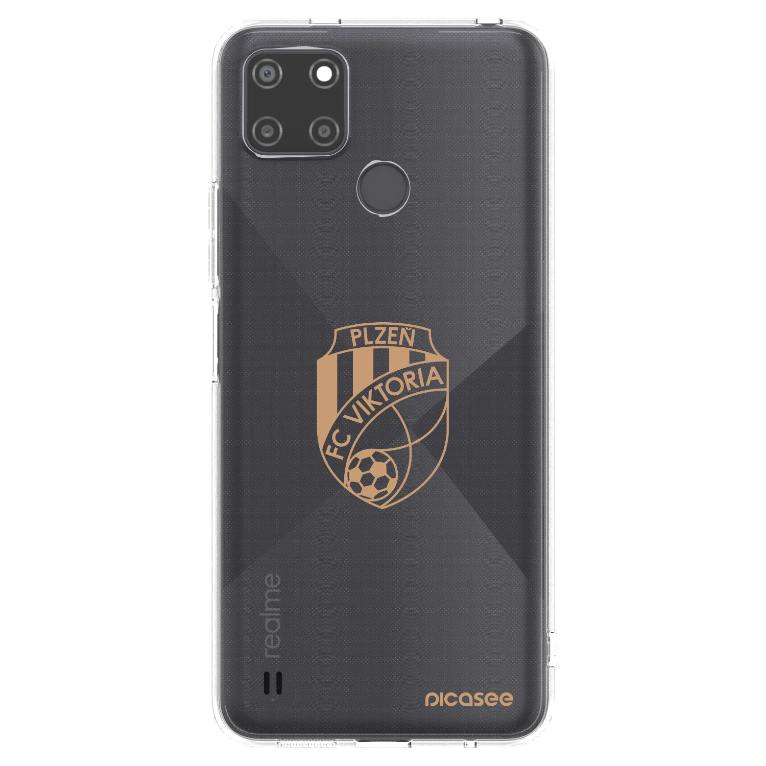 Picasee silikonový průhledný obal pro Realme C21Y - FC Viktoria Plzeň I