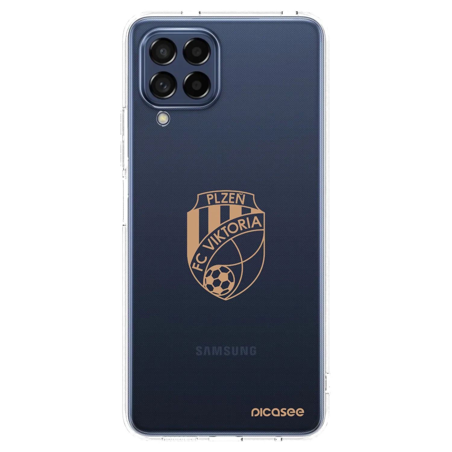 Picasee silikonový průhledný obal pro Samsung Galaxy M53 5G - FC Viktoria Plzeň I
