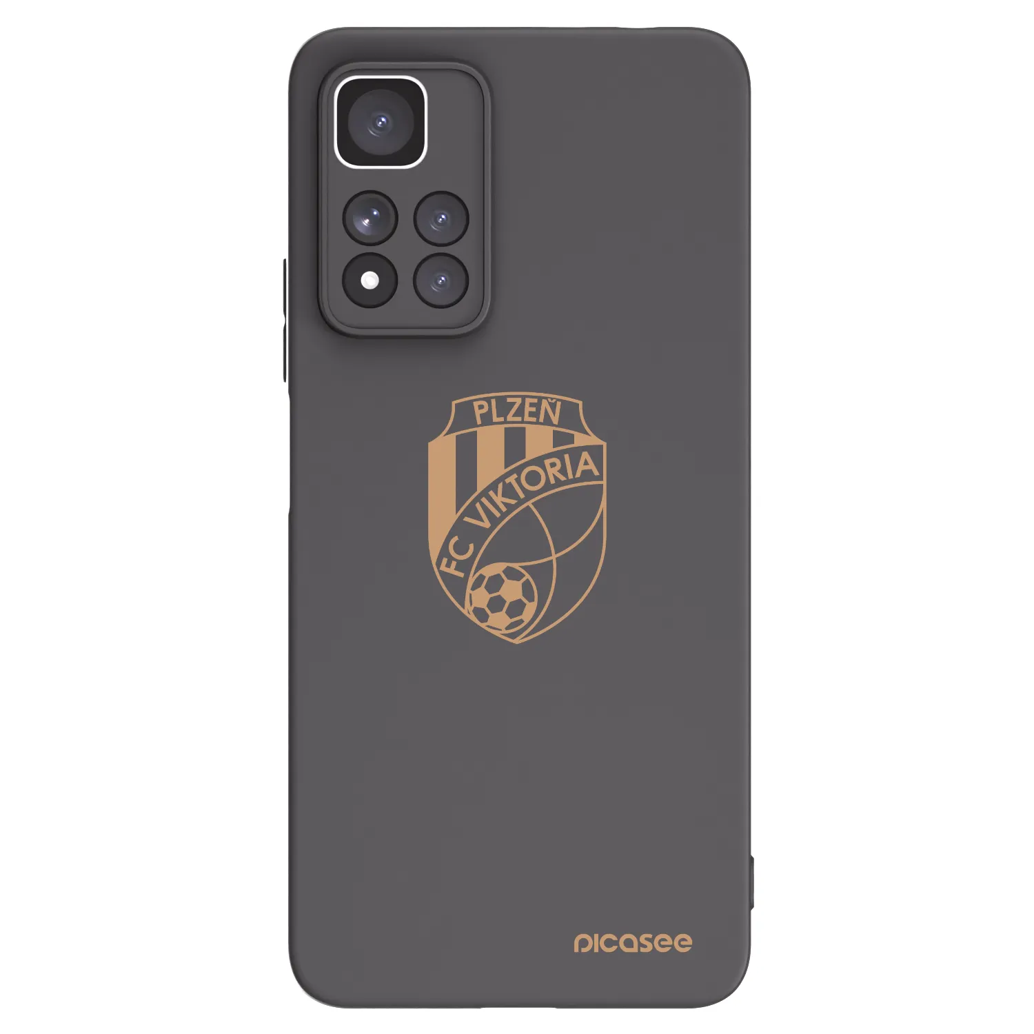 Picasee silikonový černý obal pro Xiaomi Redmi Note 11 Pro+ 5G - FC Viktoria Plzeň I