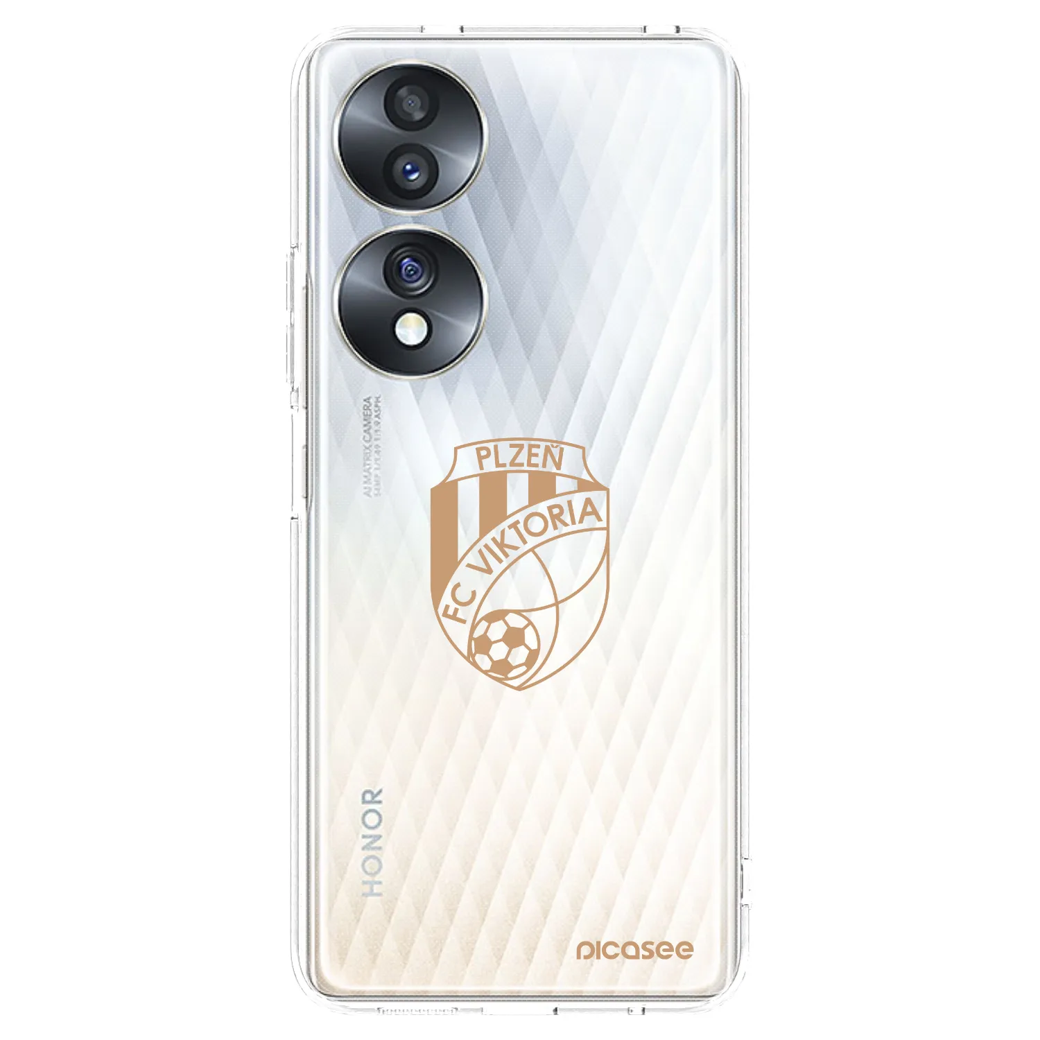 Picasee silikonový průhledný obal pro Honor 70 - FC Viktoria Plzeň I