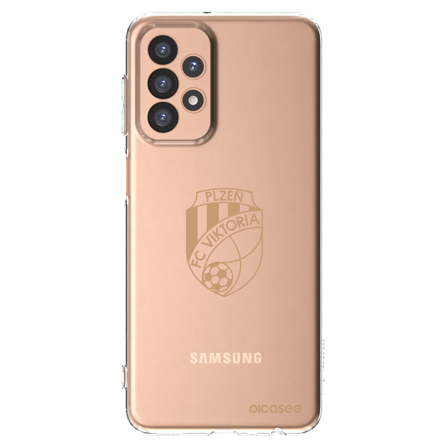 Picasee silikonový průhledný obal pro Samsung Galaxy A23 A236B 5G - FC Viktoria Plzeň I