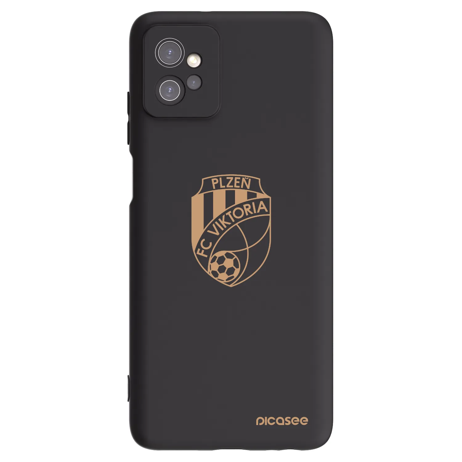 Picasee silikonový černý obal pro Motorola Moto G32 - FC Viktoria Plzeň I