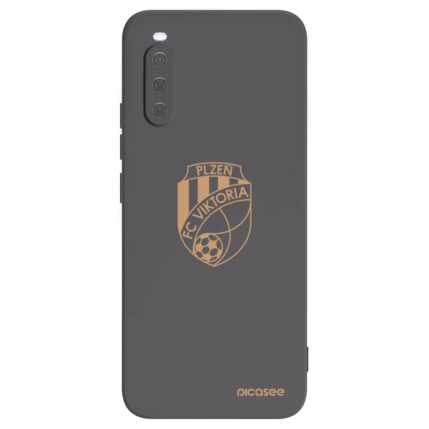 Picasee silikonový černý obal pro Sony Xperia 10 III - FC Viktoria Plzeň I