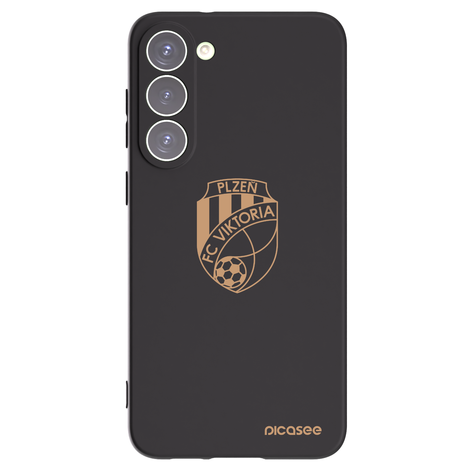 Picasee silikonový černý obal pro Samsung Galaxy S23+ 5G - FC Viktoria Plzeň I