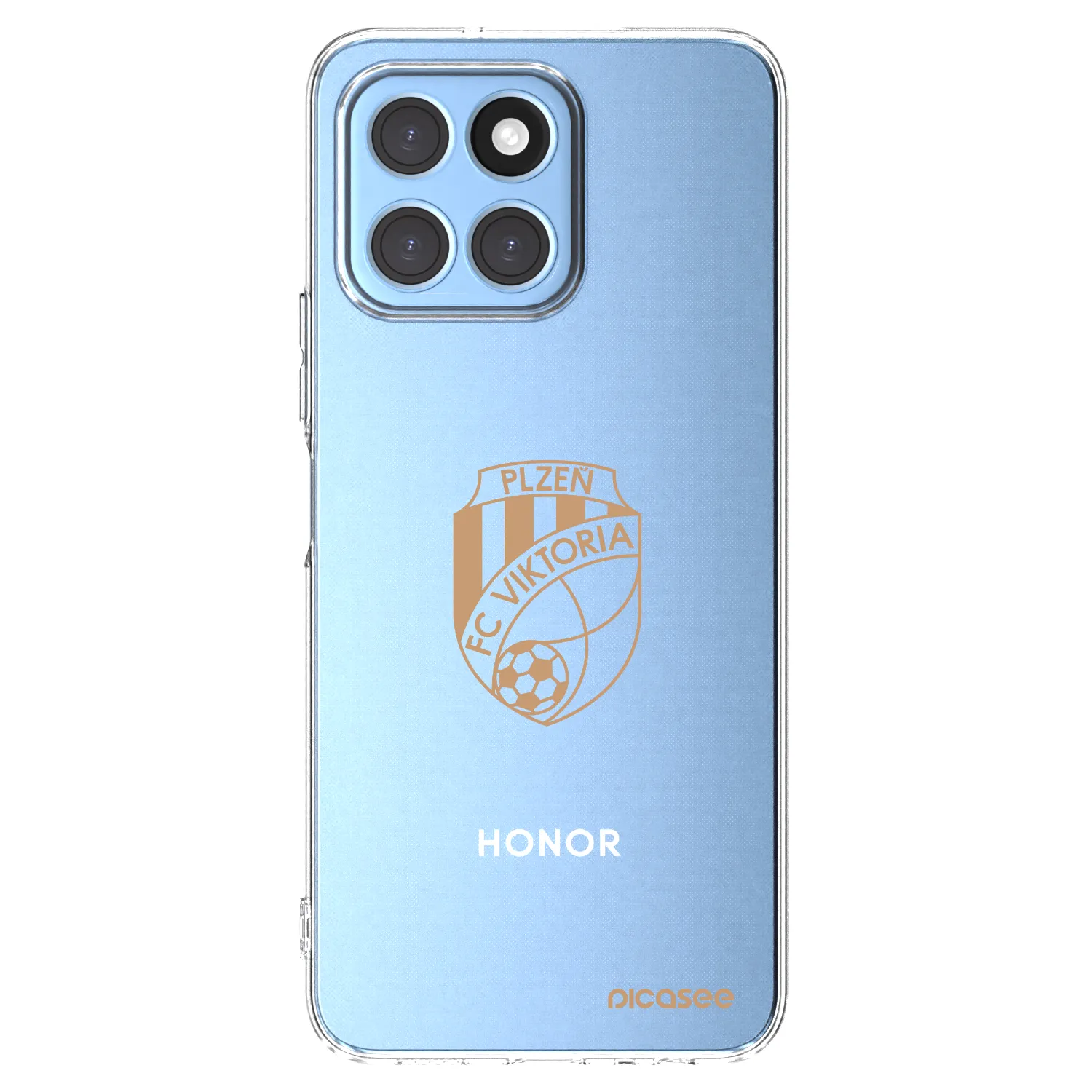 Picasee silikonový průhledný obal pro Honor X6 - FC Viktoria Plzeň I