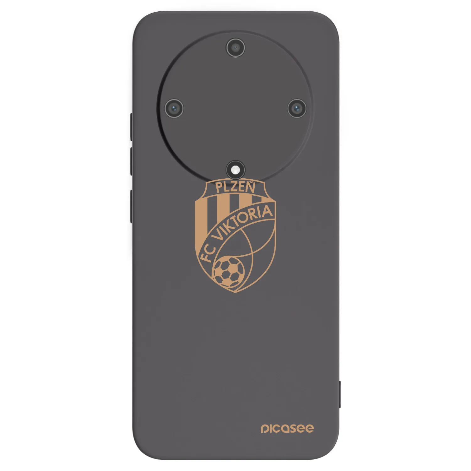 Picasee silikonový černý obal pro Honor Magic5 Lite 5G - FC Viktoria Plzeň I