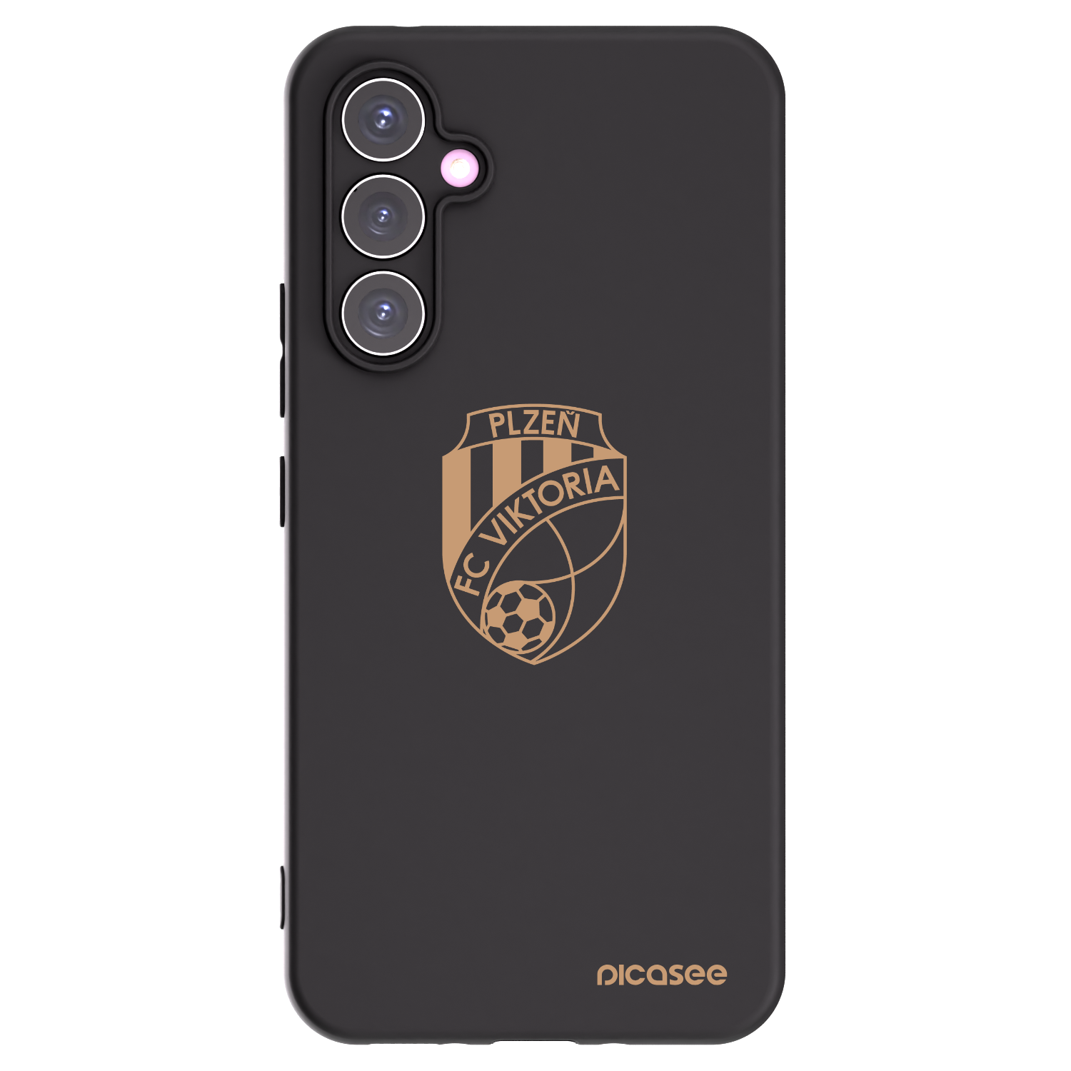 Picasee silikonový černý obal pro Samsung Galaxy A54 5G A546B - FC Viktoria Plzeň I