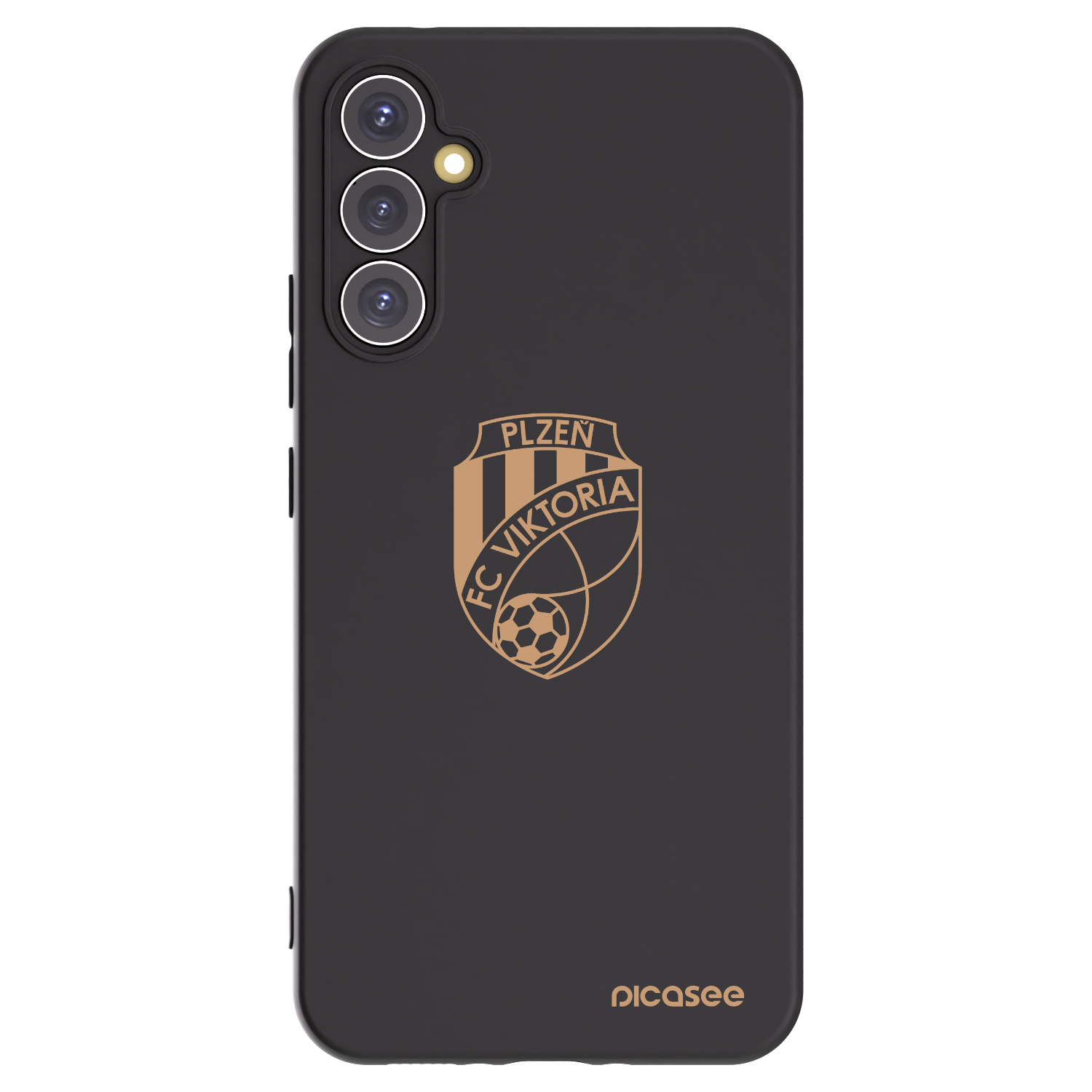 Picasee silikonový černý obal pro Samsung Galaxy A34 5G A346B - FC Viktoria Plzeň I