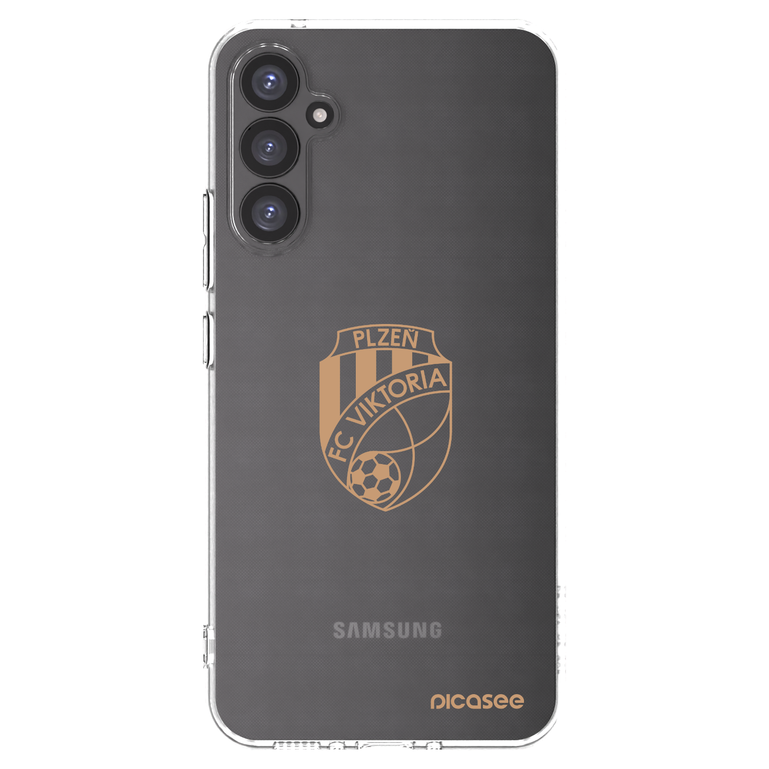 Picasee silikonový průhledný obal pro Samsung Galaxy A34 5G A346B - FC Viktoria Plzeň I