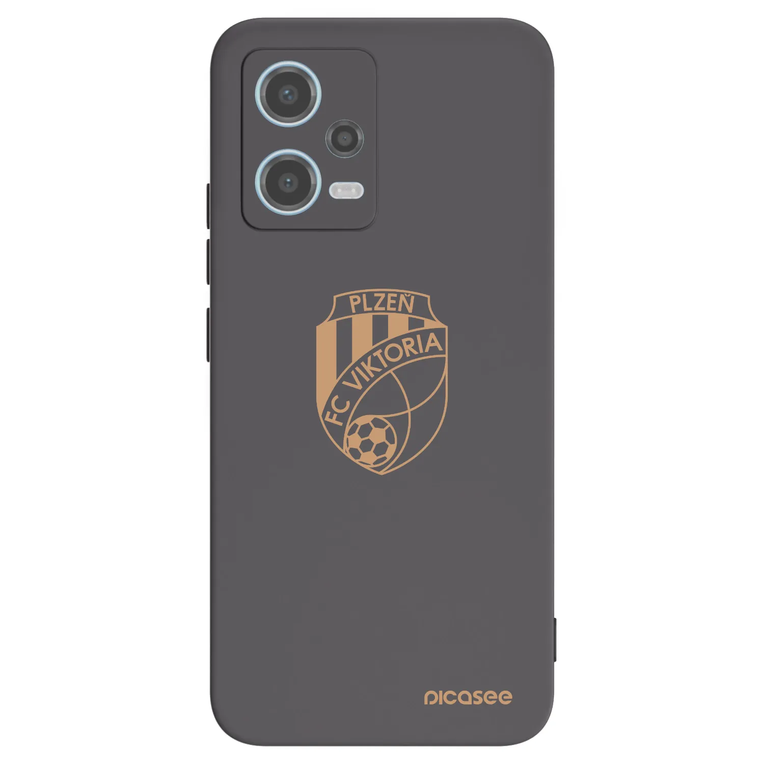 Picasee silikonový černý obal pro Xiaomi Redmi Note 12 5G - FC Viktoria Plzeň I