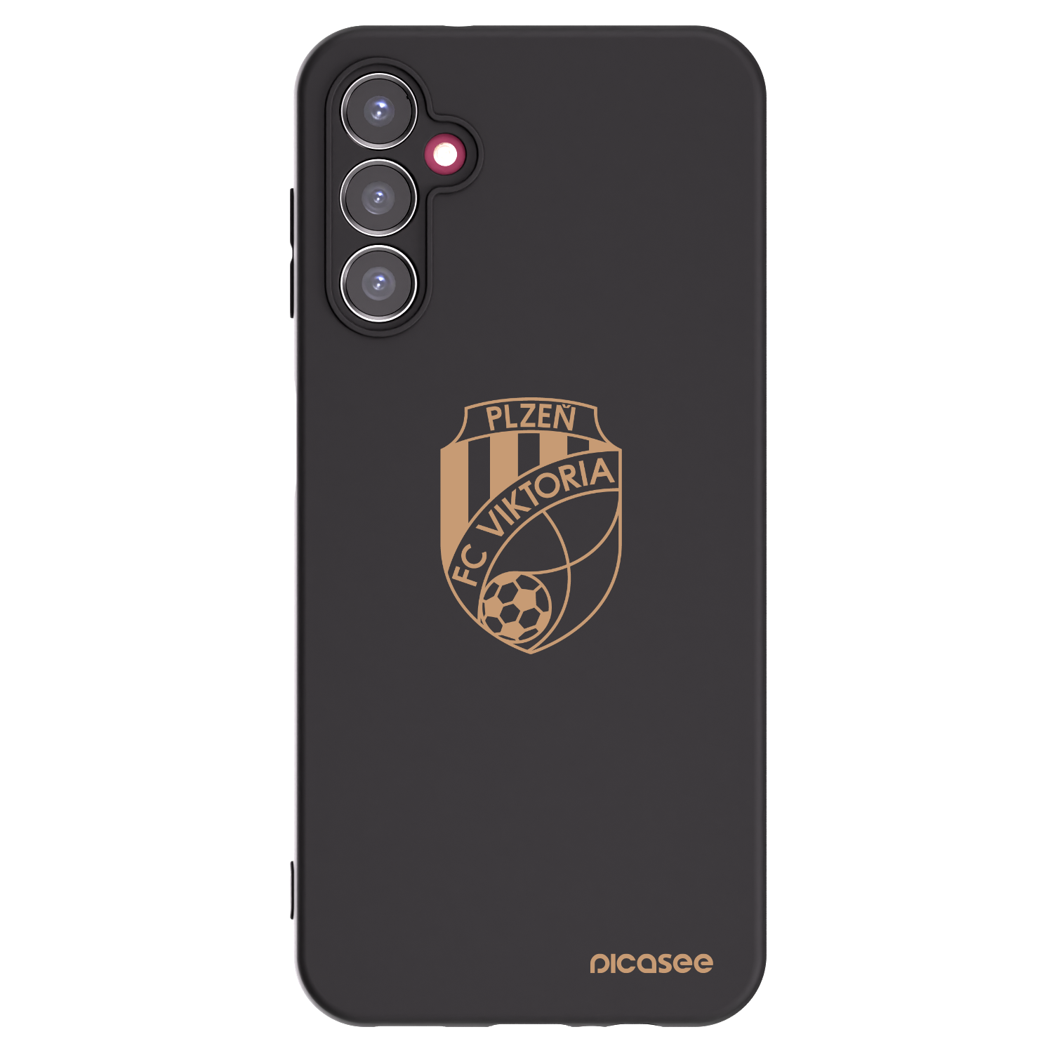 Picasee silikonový černý obal pro Samsung Galaxy A14 4G A145R - FC Viktoria Plzeň I