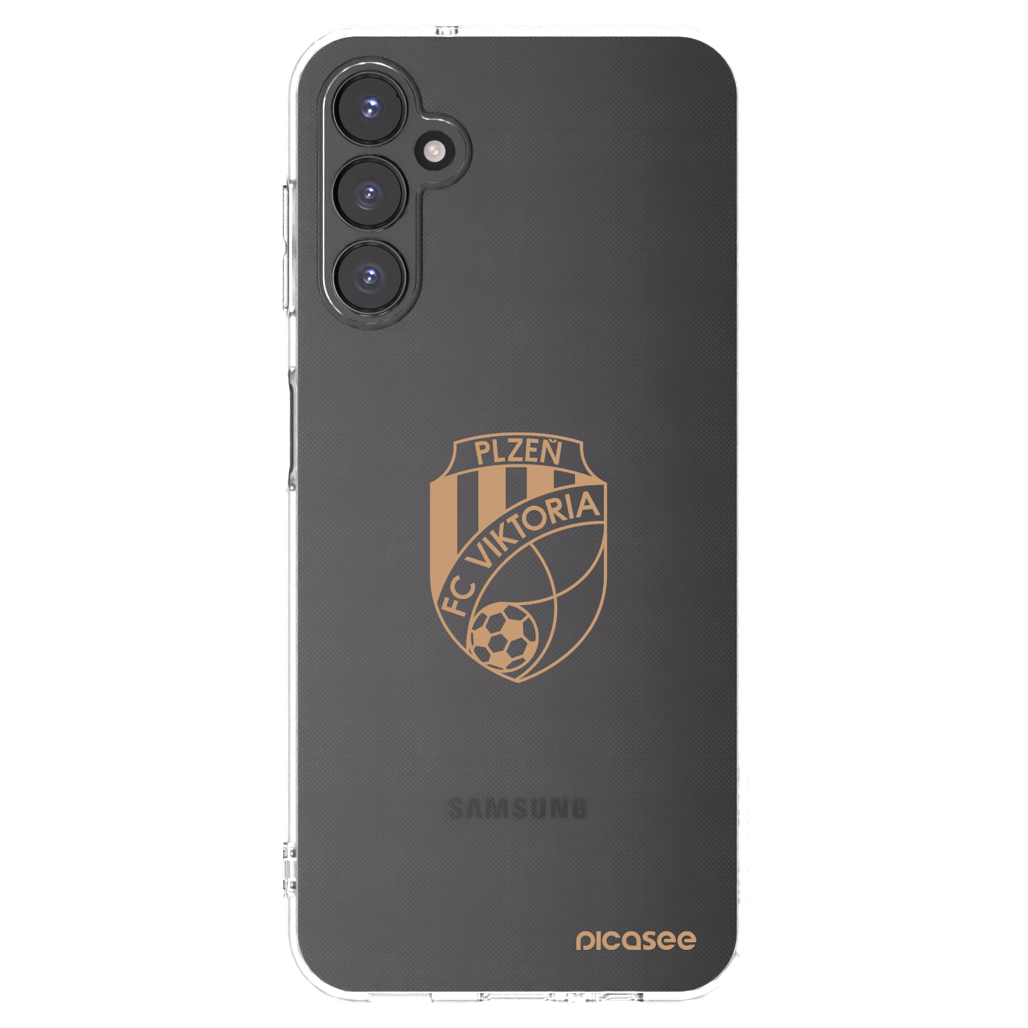 Picasee silikonový průhledný obal pro Samsung Galaxy A14 4G A145R - FC Viktoria Plzeň I