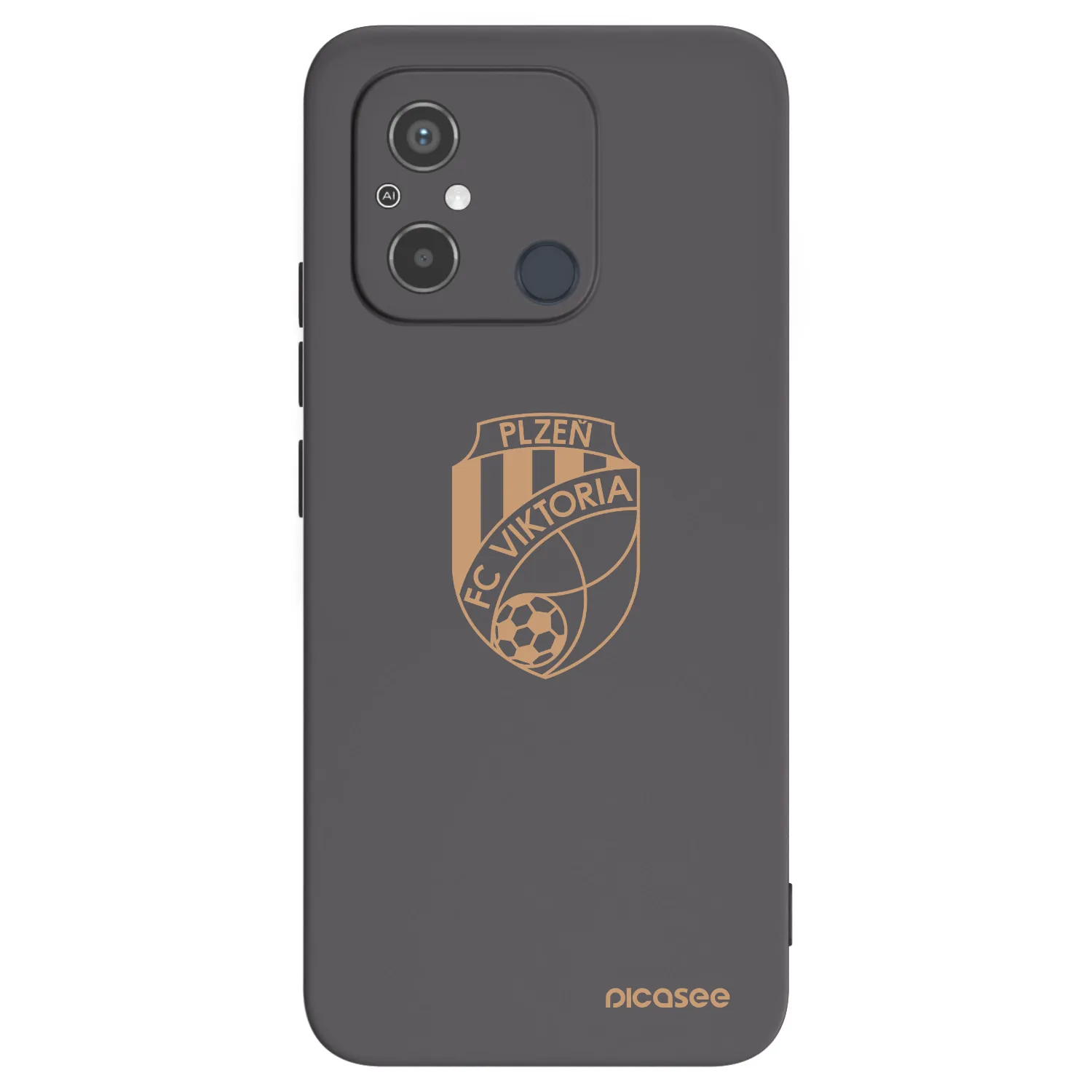 Picasee silikonový černý obal pro Xiaomi Redmi 12C - FC Viktoria Plzeň I