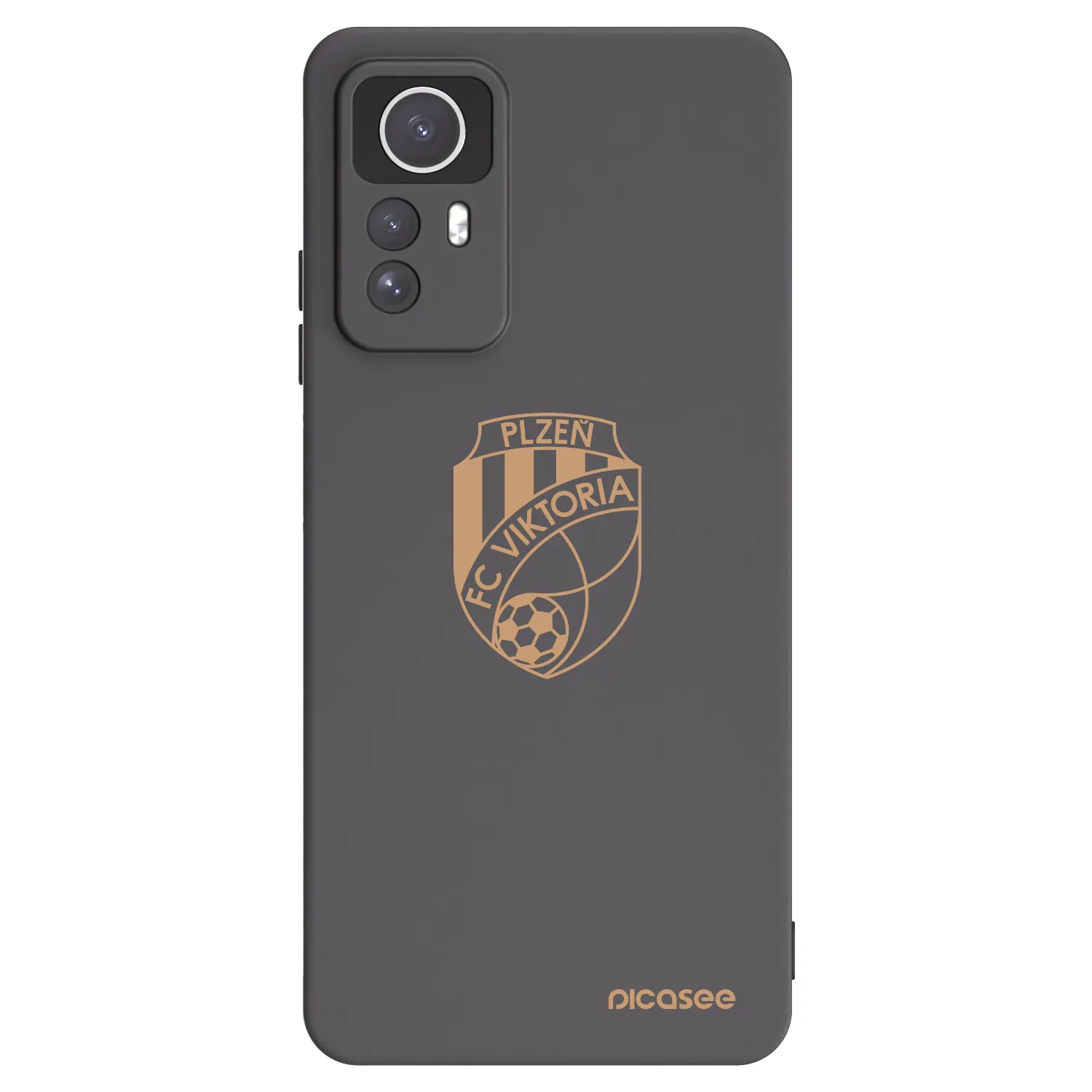 Picasee silikonový černý obal pro Xiaomi Redmi Note 12S - FC Viktoria Plzeň I