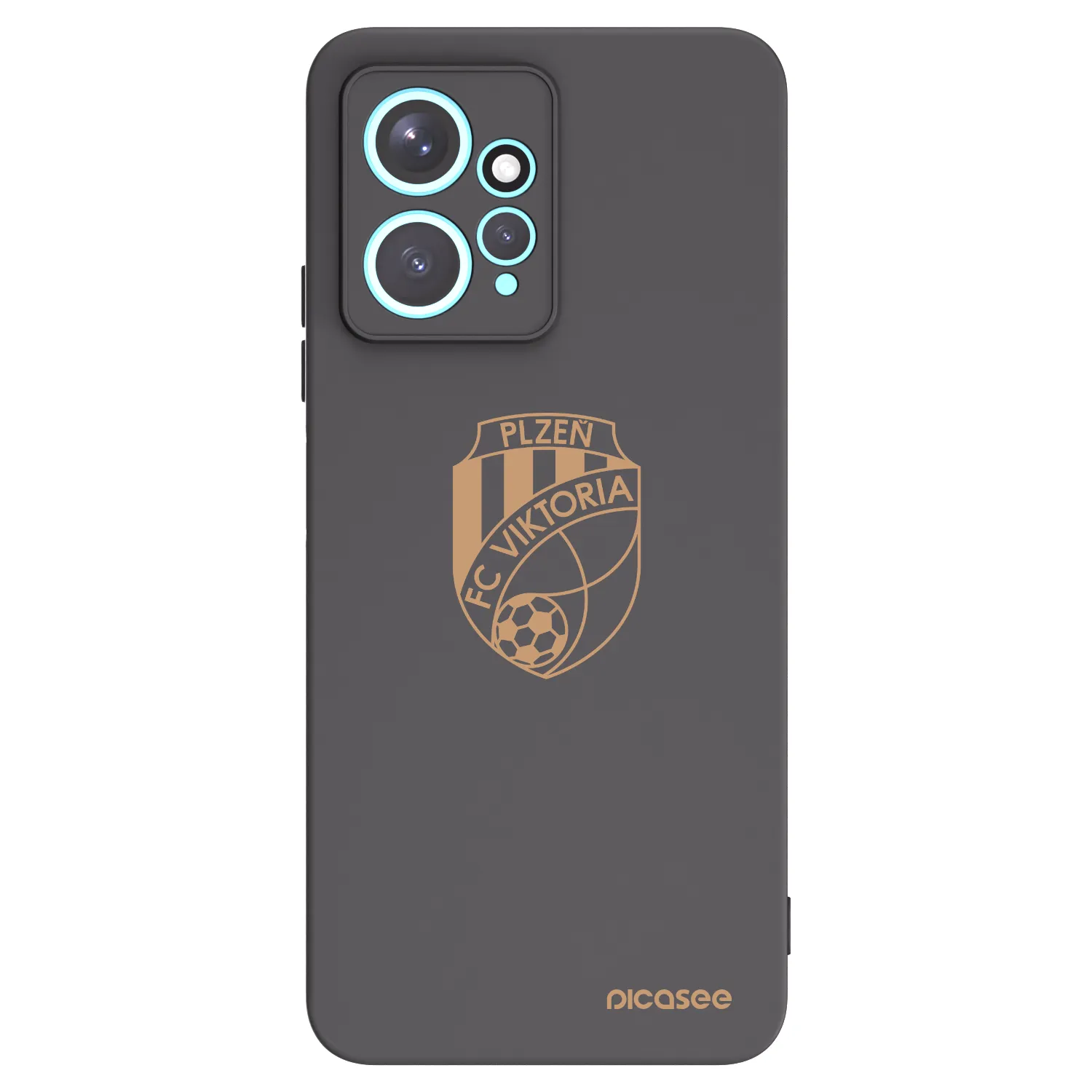 Picasee silikonový černý obal pro Xiaomi Redmi Note 12 4G - FC Viktoria Plzeň I