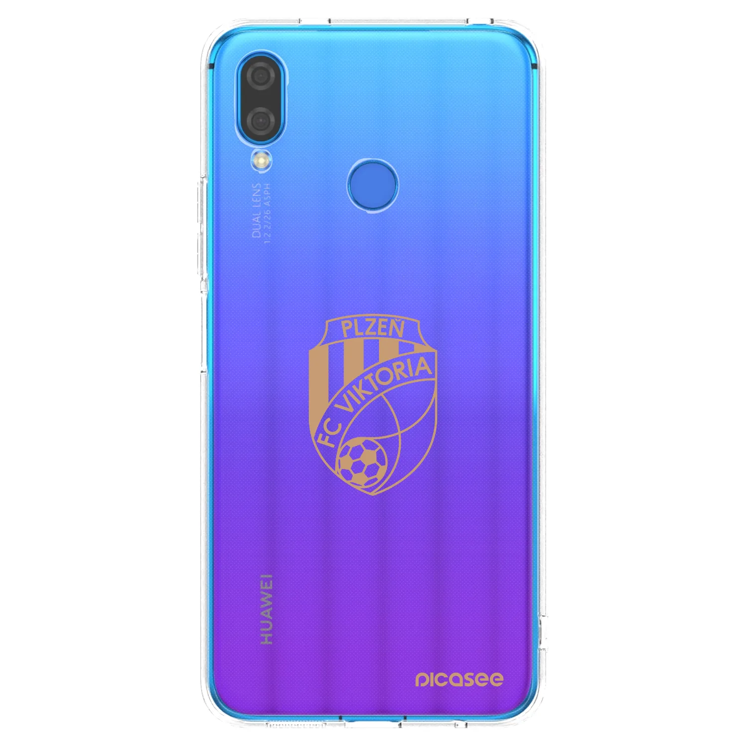 Picasee silikonový průhledný obal pro Huawei Nova 3 - FC Viktoria Plzeň I