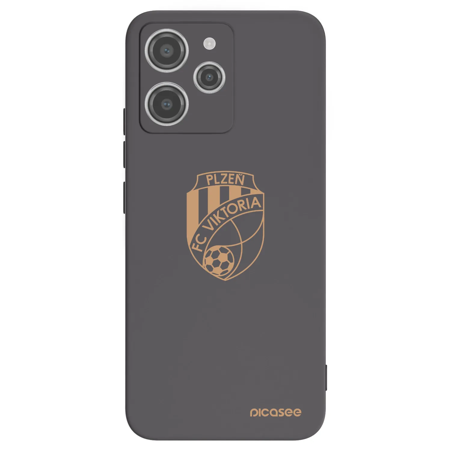 Picasee silikonový černý obal pro Xiaomi Redmi 12 4G - FC Viktoria Plzeň I