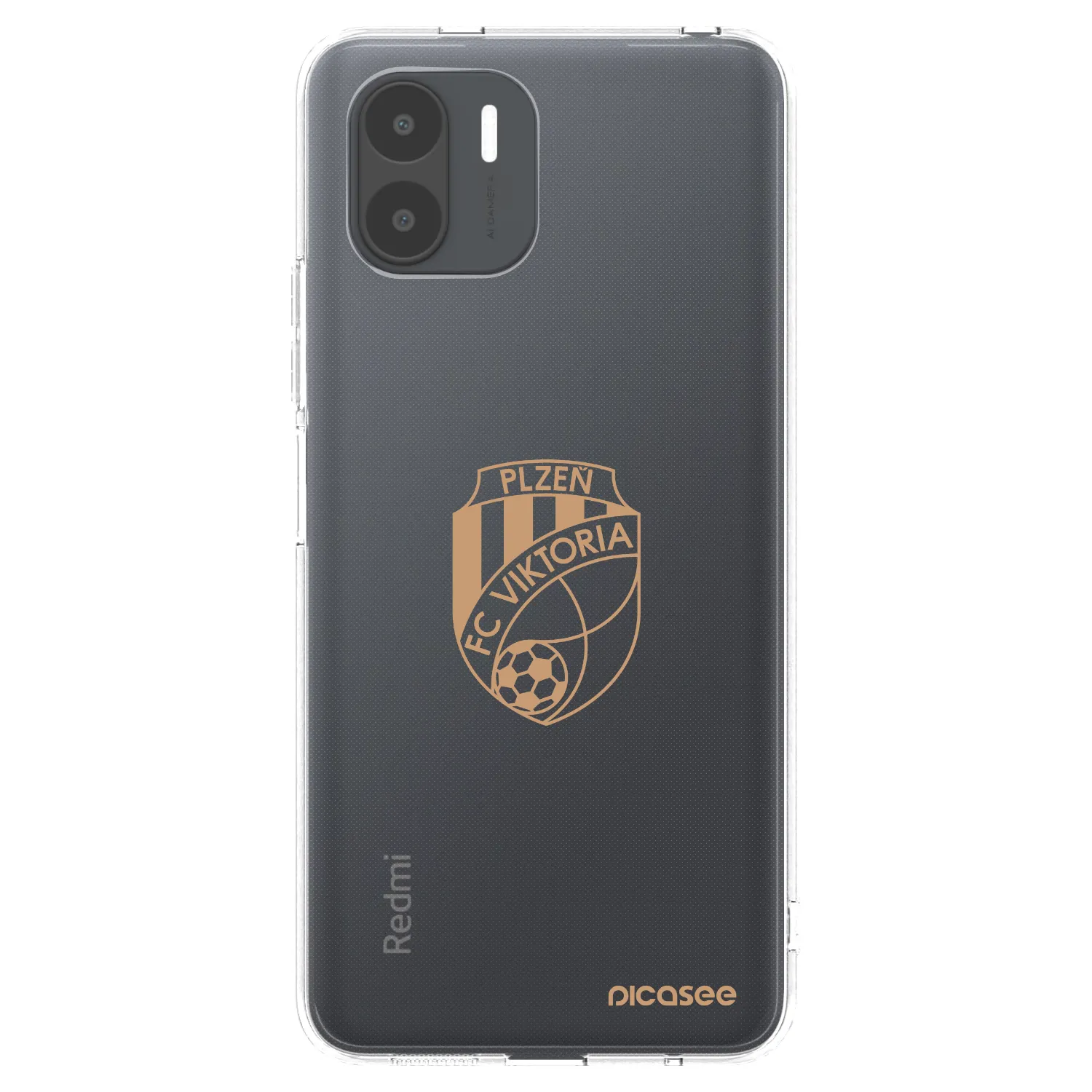 Picasee silikonový průhledný obal pro Xiaomi Redmi A2 - FC Viktoria Plzeň I