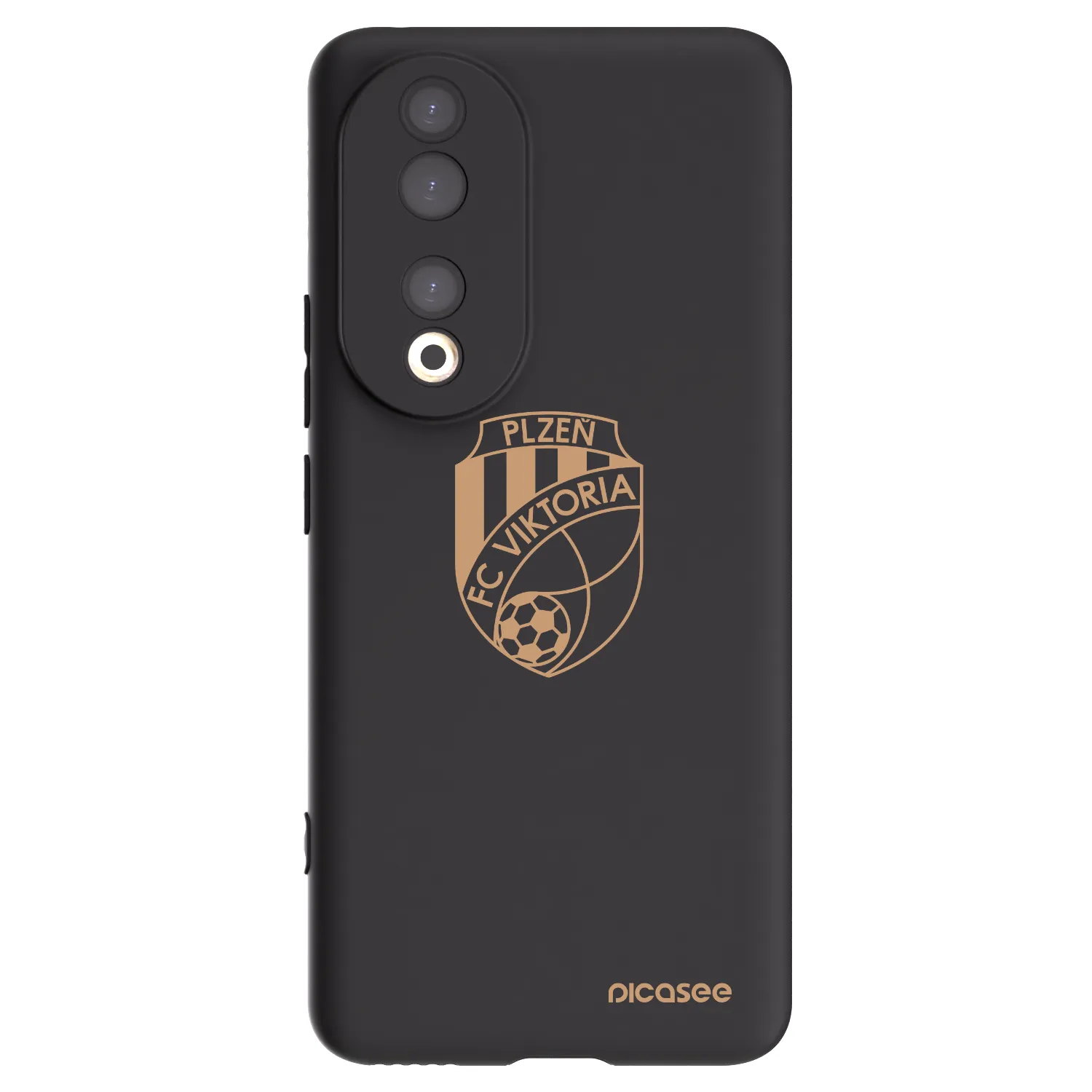 Picasee silikonový černý obal pro Honor 90 5G - FC Viktoria Plzeň I