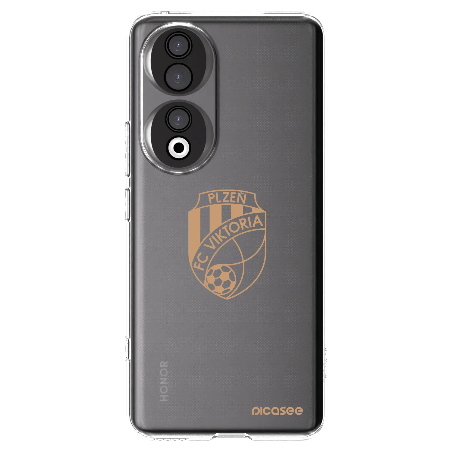 Picasee silikonový průhledný obal pro Honor 90 5G - FC Viktoria Plzeň I