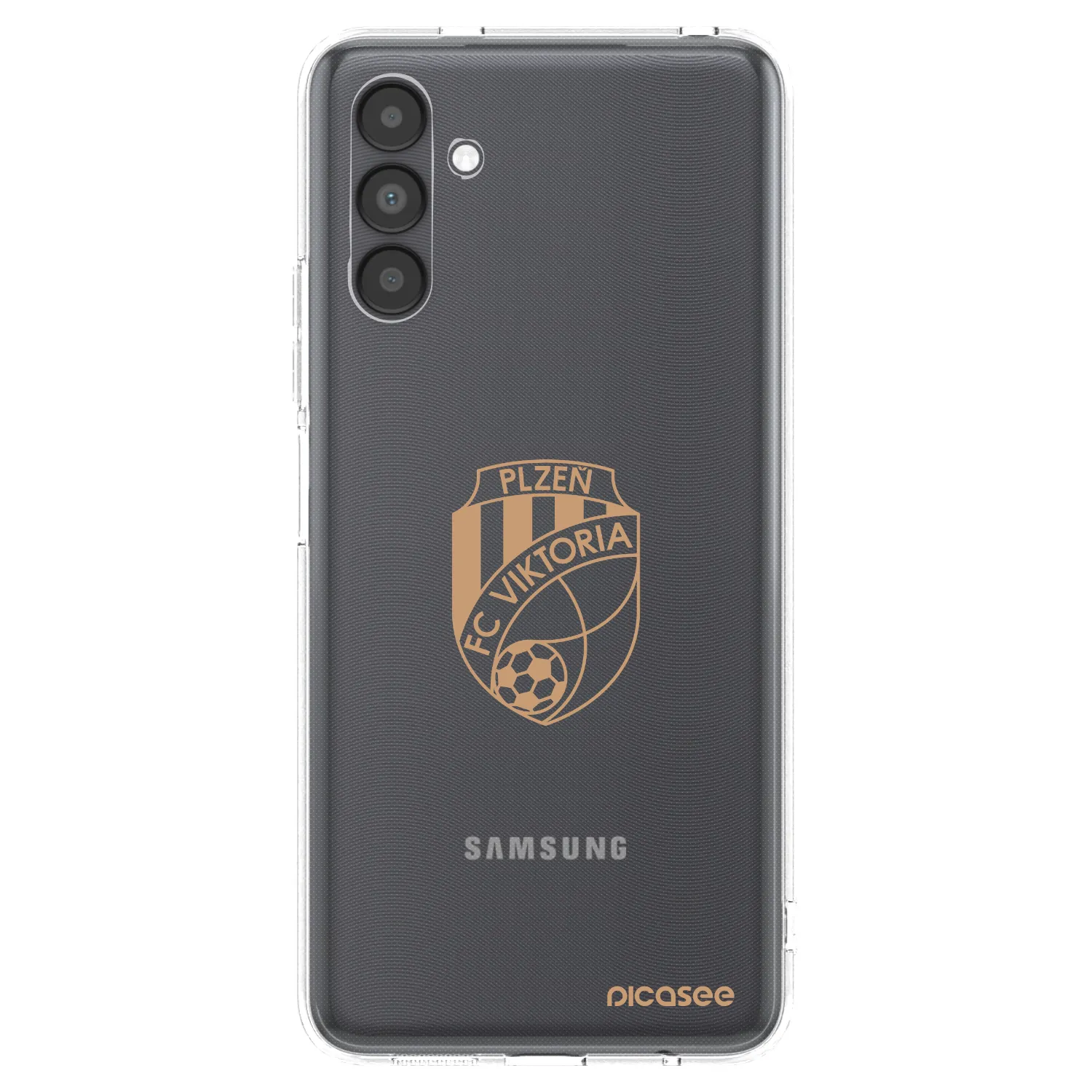 Picasee silikonový průhledný obal pro Samsung Galaxy A04s A047F - FC Viktoria Plzeň I
