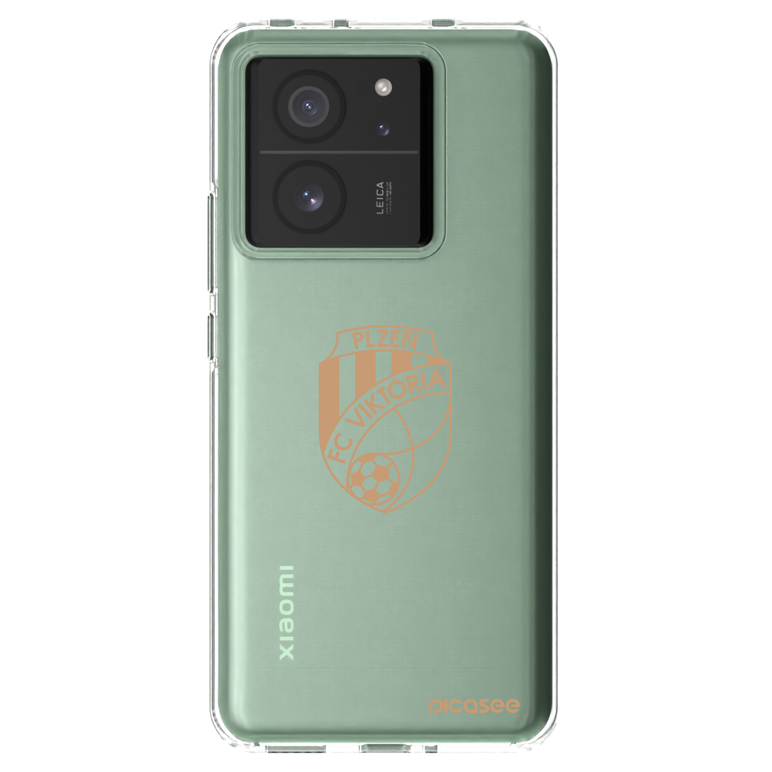 Picasee silikonový průhledný obal pro Xiaomi 13T Pro - FC Viktoria Plzeň I