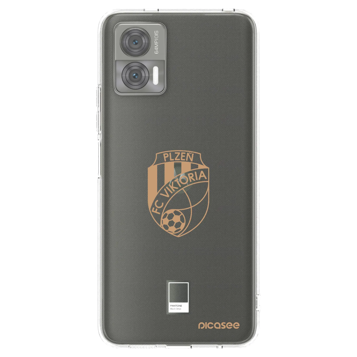 Picasee silikonový průhledný obal pro Motorola Edge 30 Neo - FC Viktoria Plzeň I