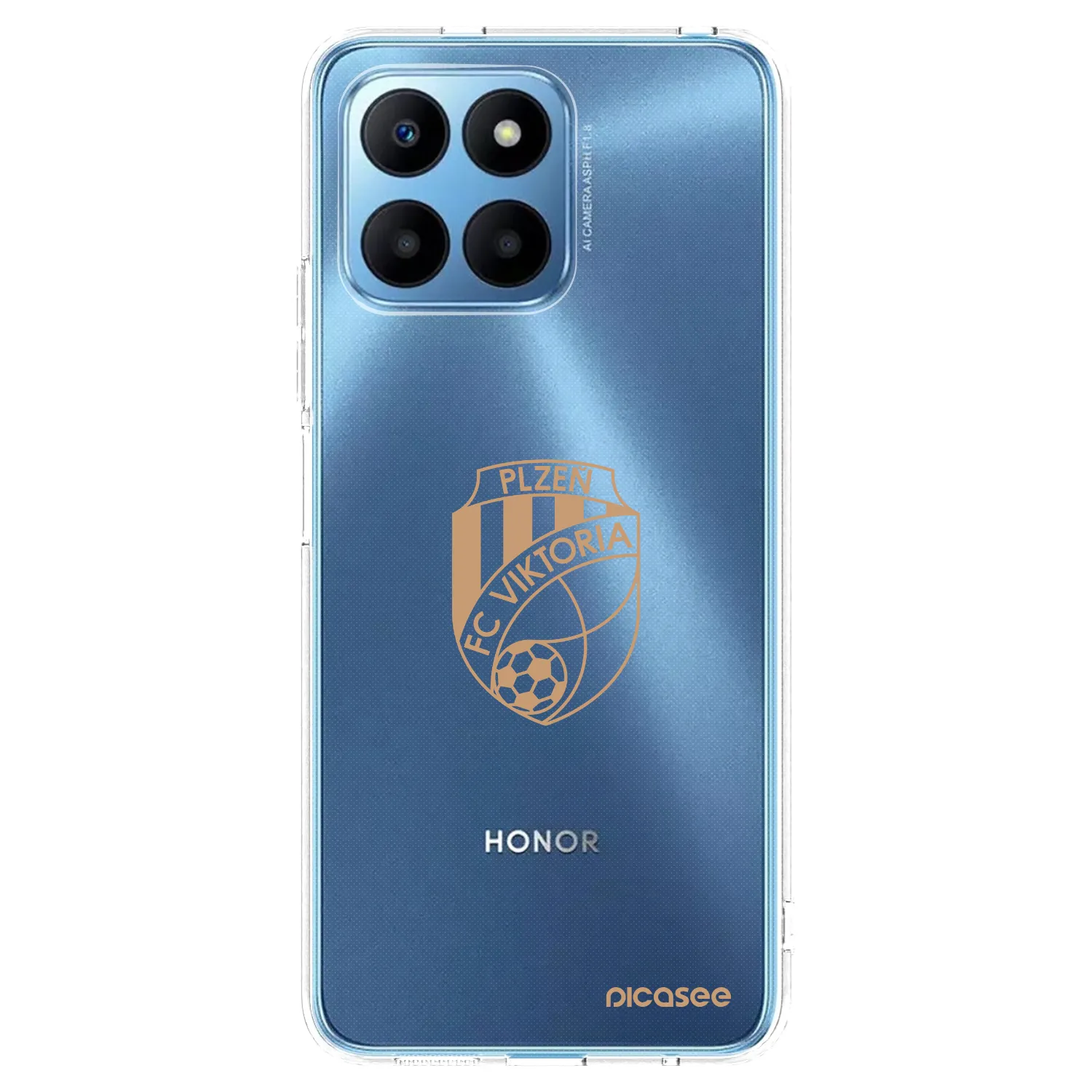 Picasee silikonový průhledný obal pro Honor 70 Lite - FC Viktoria Plzeň I