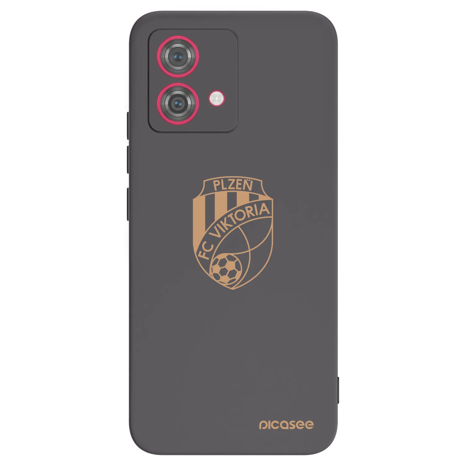 Picasee silikonový černý obal pro Motorola Moto G84 5G - FC Viktoria Plzeň I