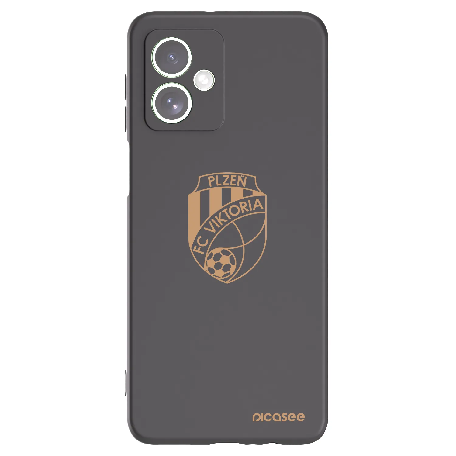 Picasee silikonový černý obal pro Motorola Moto G54 5G - FC Viktoria Plzeň I