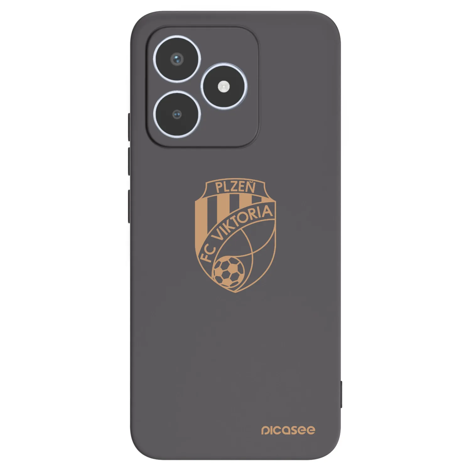 Picasee silikonový černý obal pro Realme C53 - FC Viktoria Plzeň I
