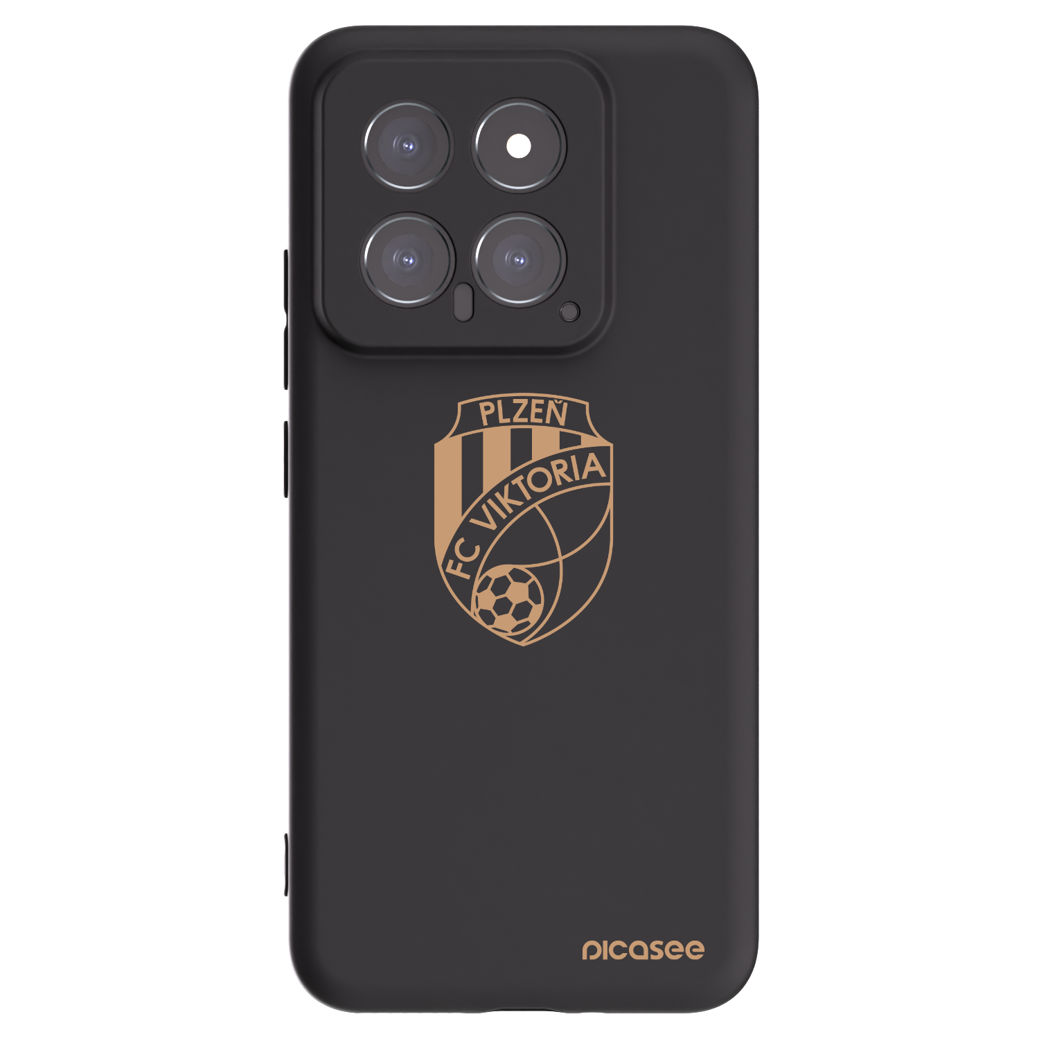 Picasee silikonový černý obal pro Xiaomi 14 - FC Viktoria Plzeň I