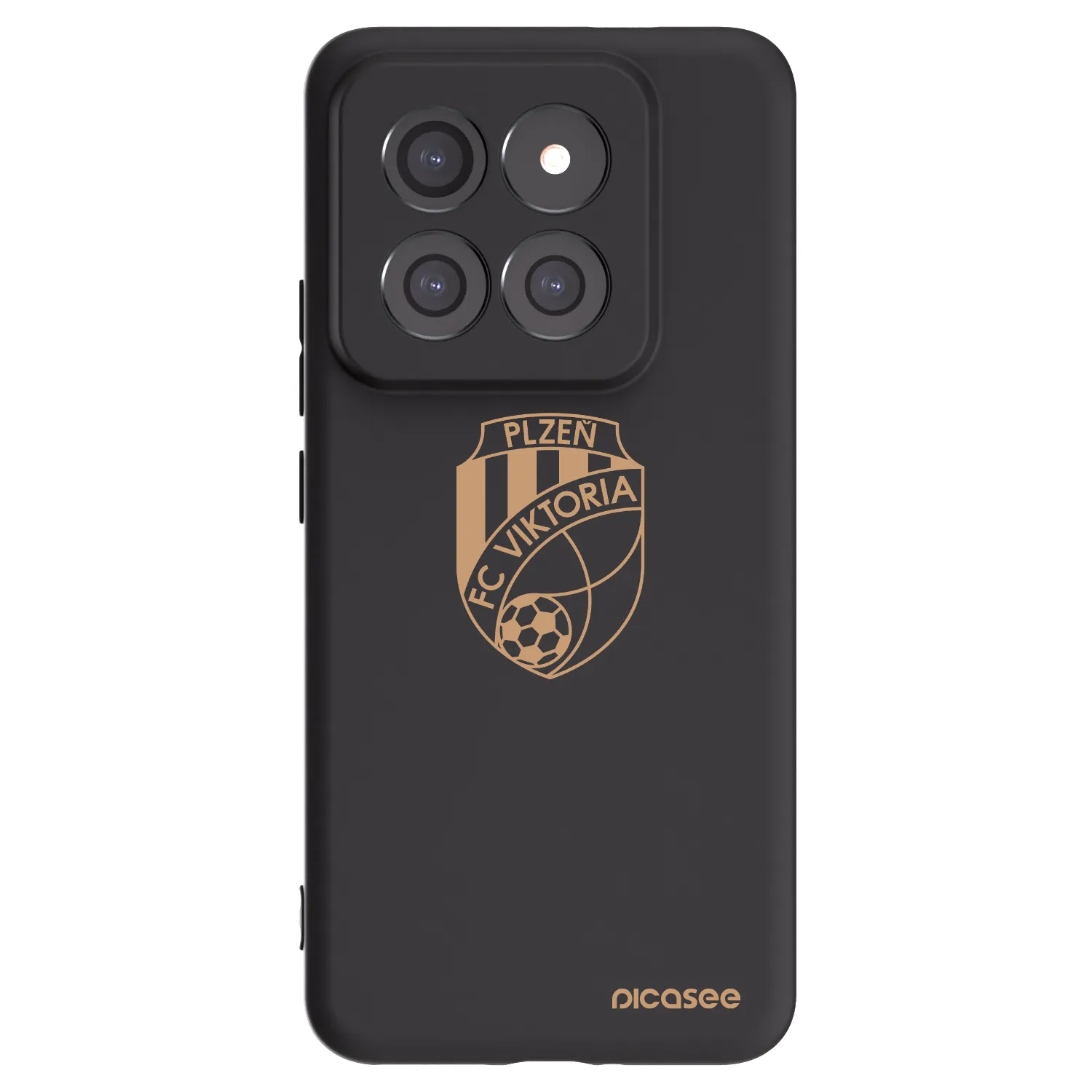 Picasee silikonový černý obal pro Xiaomi 14 Pro - FC Viktoria Plzeň I