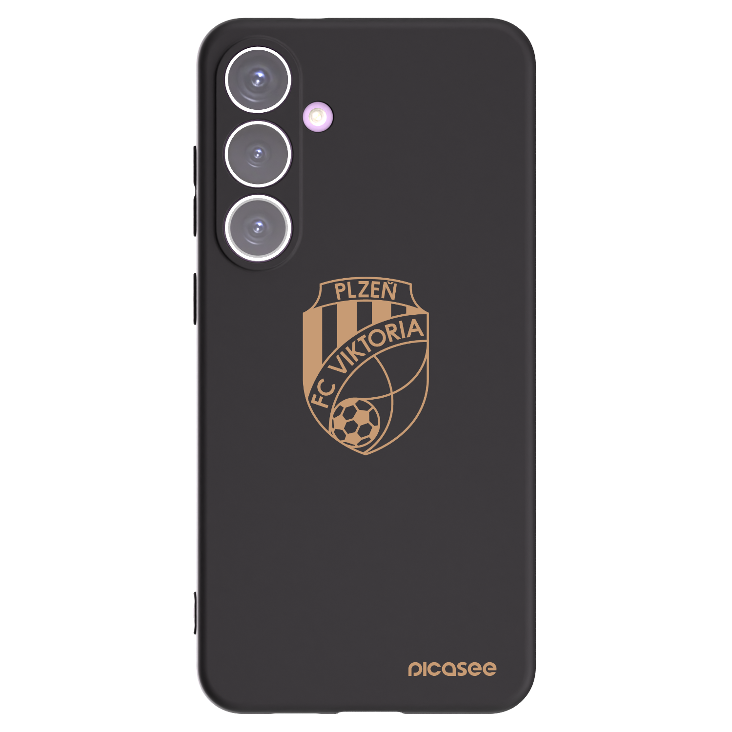 Picasee silikonový černý obal pro Samsung Galaxy S24+ S926B 5G - FC Viktoria Plzeň I