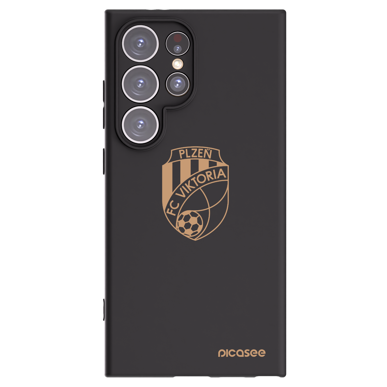 Picasee silikonový černý obal pro Samsung Galaxy S24 Ultra S928B 5G - FC Viktoria Plzeň I