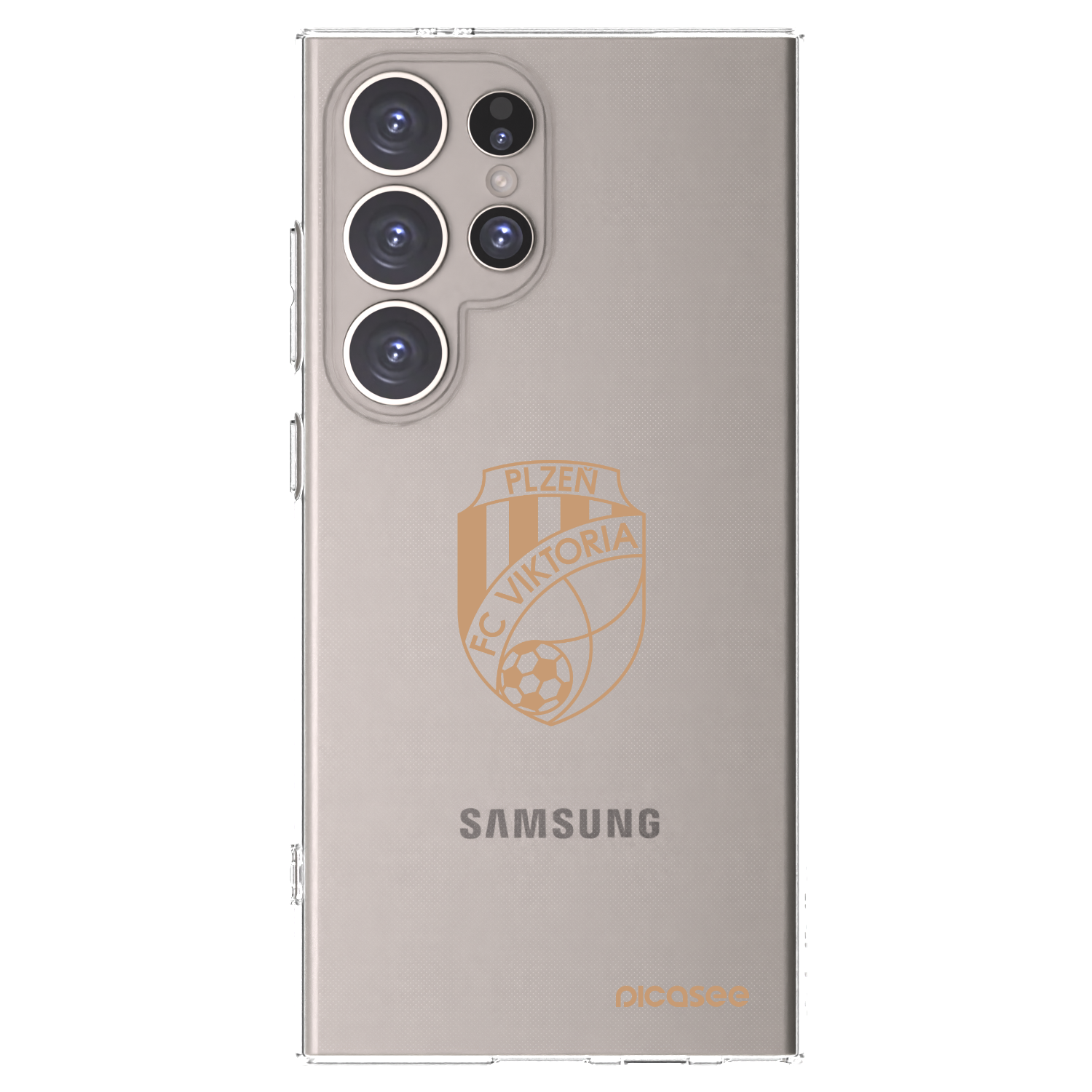 Picasee silikonový průhledný obal pro Samsung Galaxy S24 Ultra S928B 5G - FC Viktoria Plzeň I