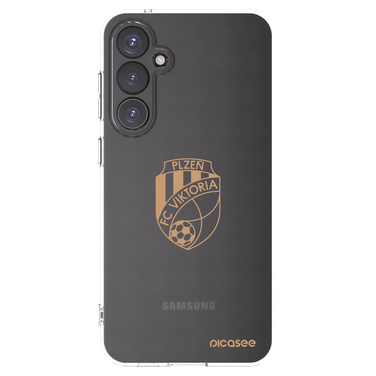 Picasee silikonový průhledný obal pro Samsung Galaxy S23 FE S711B - FC Viktoria Plzeň I