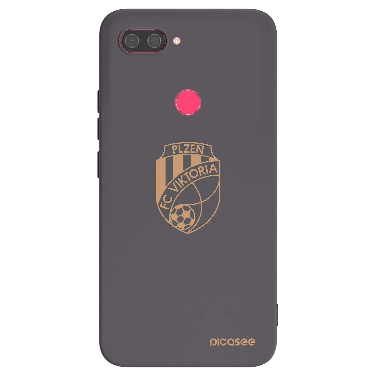 Picasee silikonový černý obal pro Xiaomi Mi 8 Lite - FC Viktoria Plzeň I