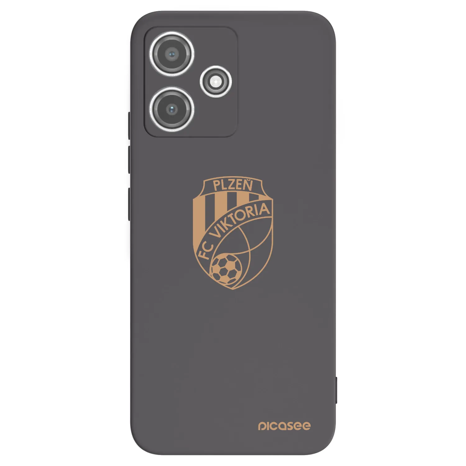 Picasee silikonový černý obal pro Xiaomi Redmi 12 5G - FC Viktoria Plzeň I