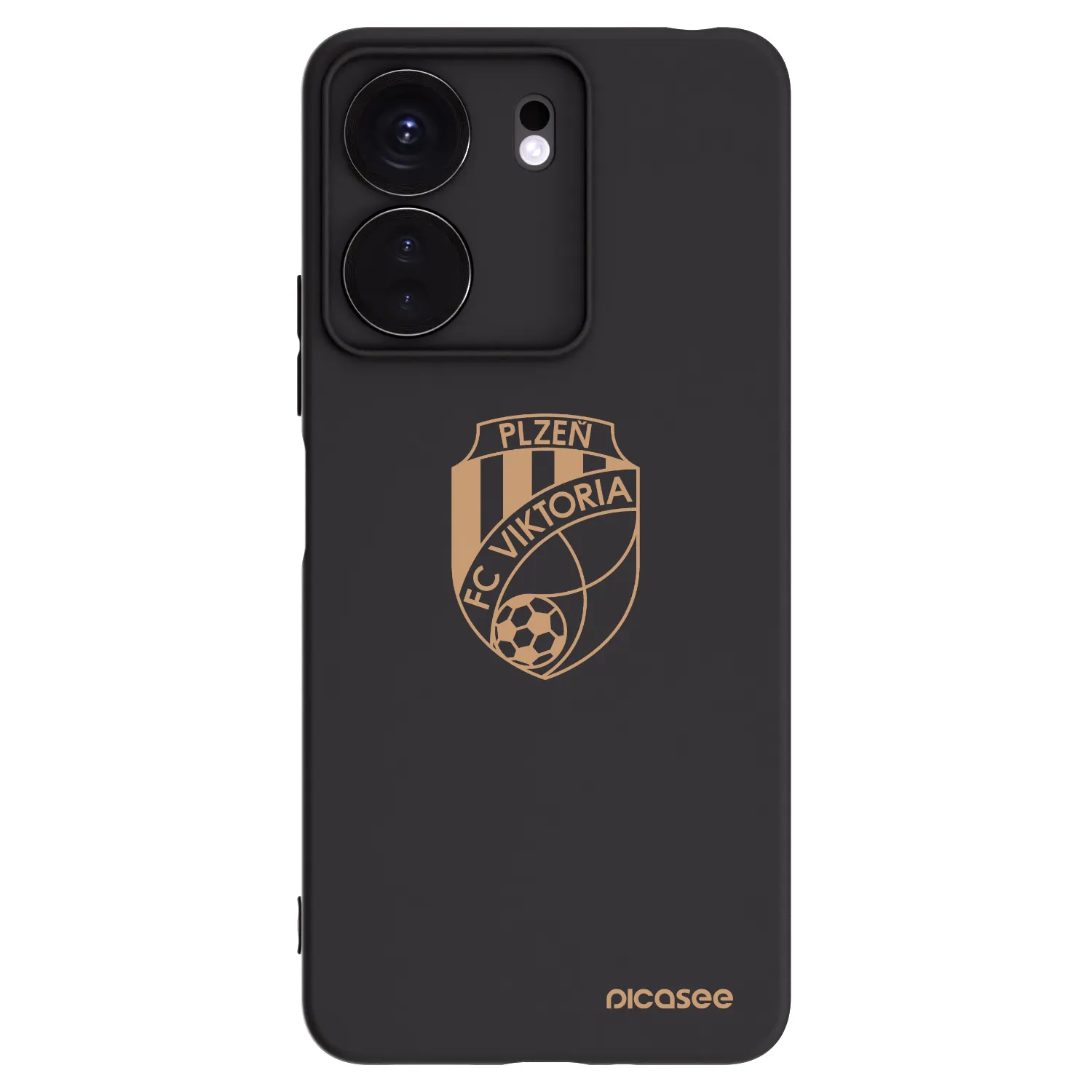 Picasee silikonový černý obal pro Xiaomi Redmi 13C 4G - FC Viktoria Plzeň I