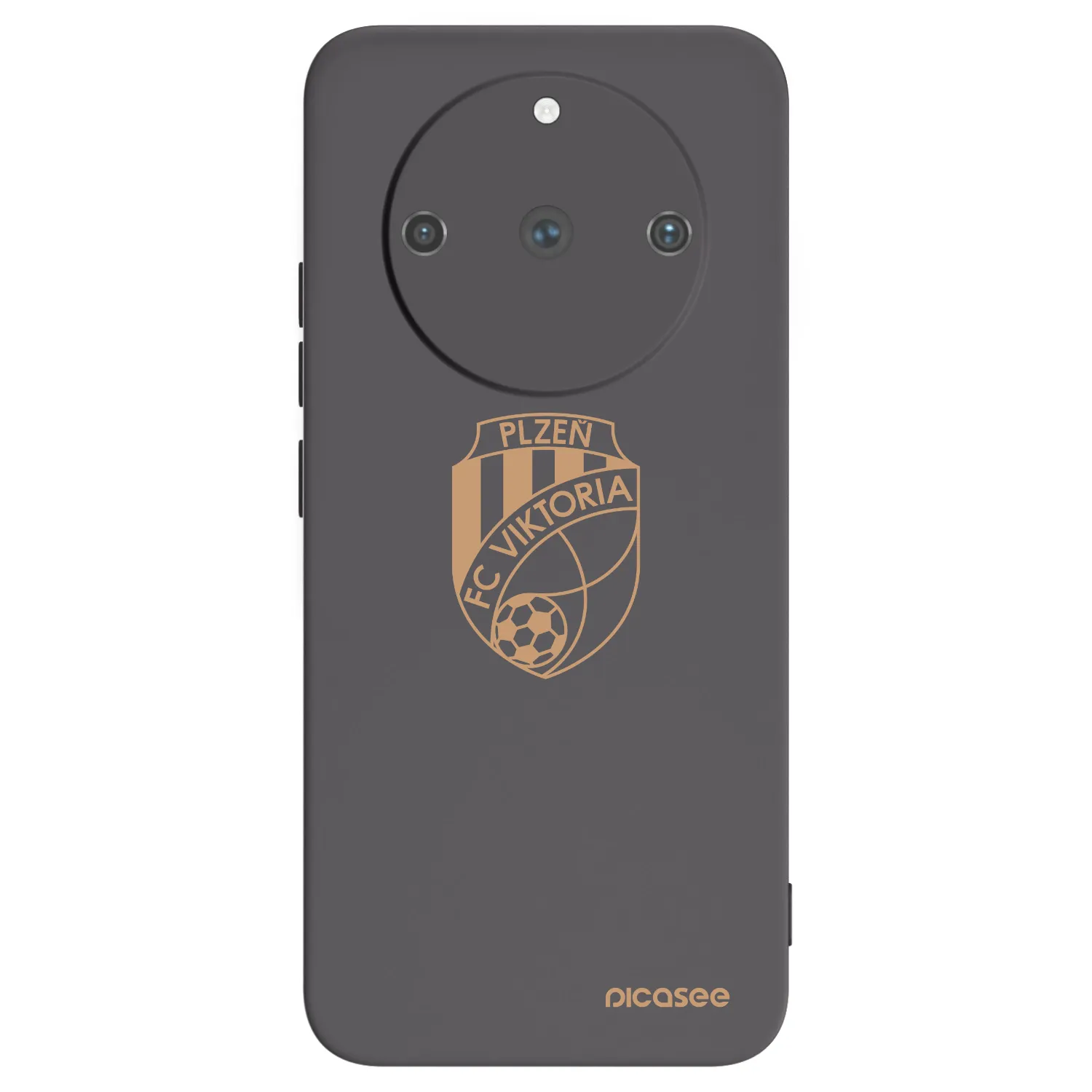 Picasee silikonový černý obal pro Realme 11 Pro+ - FC Viktoria Plzeň I