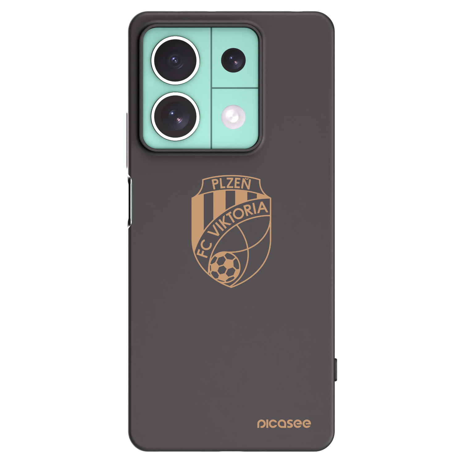 Picasee silikonový černý obal pro Xiaomi Redmi Note 13 5G - FC Viktoria Plzeň I