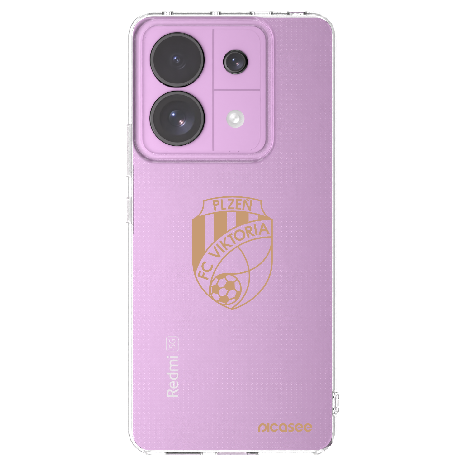 Picasee silikonový průhledný obal pro Xiaomi Redmi Note 13 Pro 5G - FC Viktoria Plzeň I