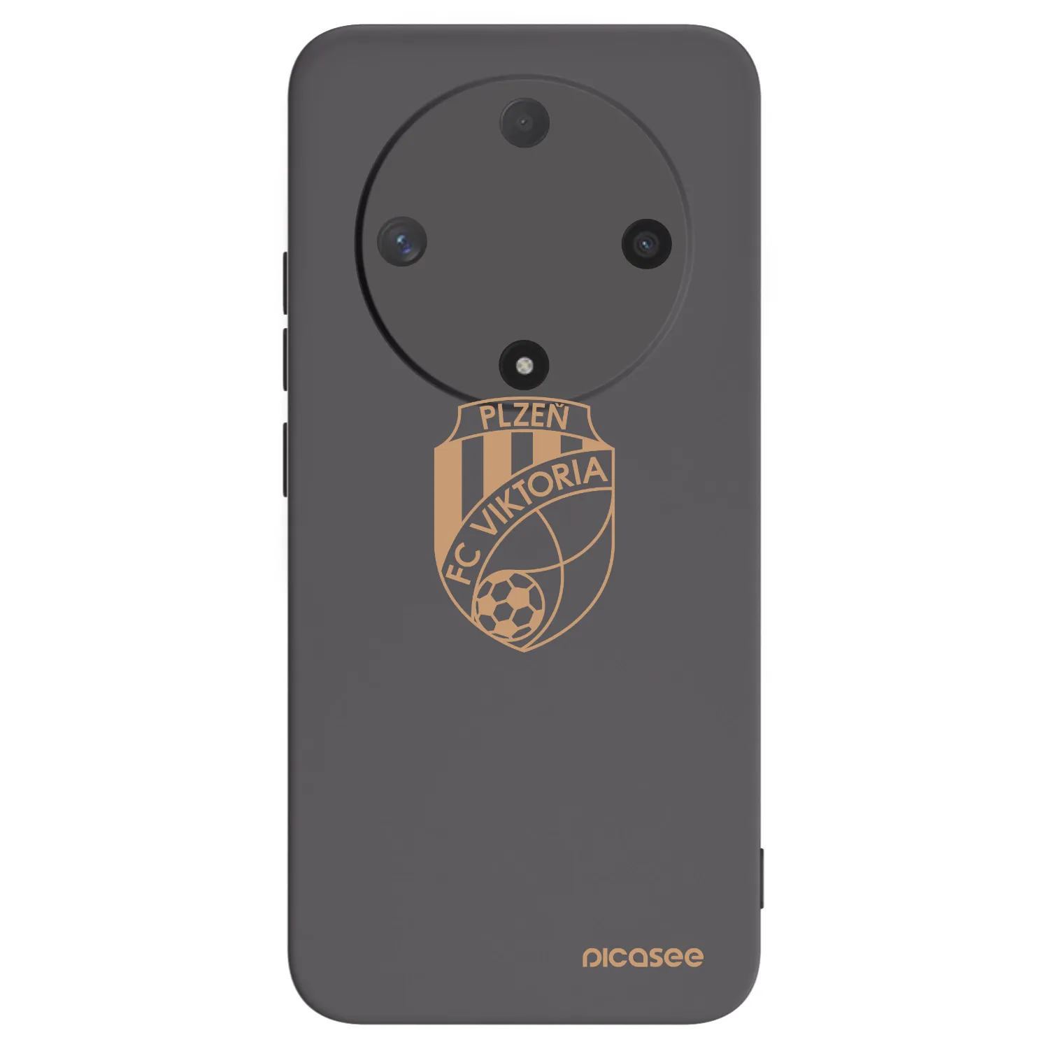 Picasee silikonový černý obal pro Honor Magic6 Lite 5G - FC Viktoria Plzeň I